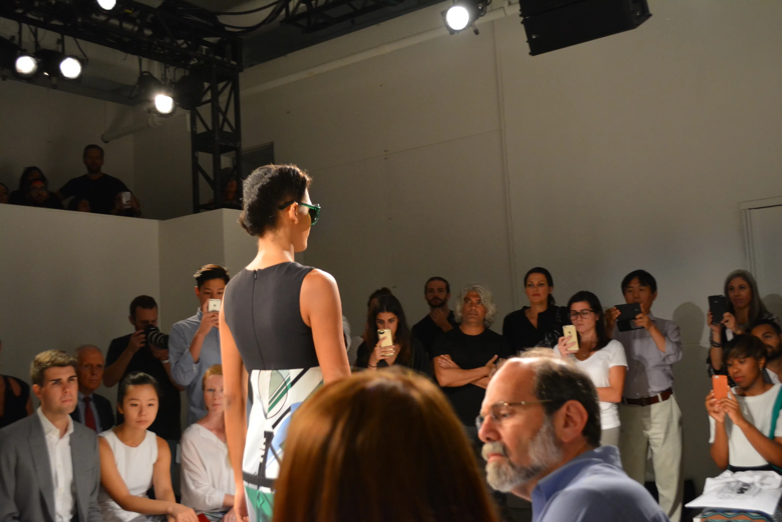 My view from the Bibhu Mohapatra show.