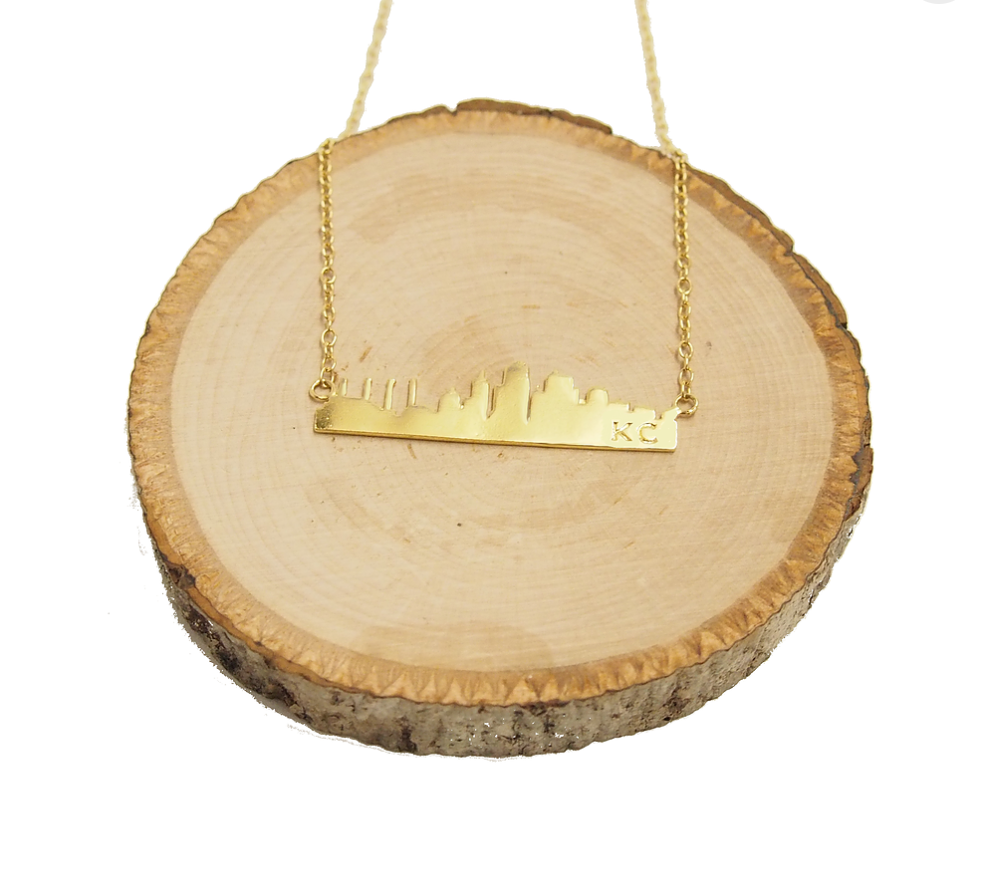 Kansas City Skyline Necklace