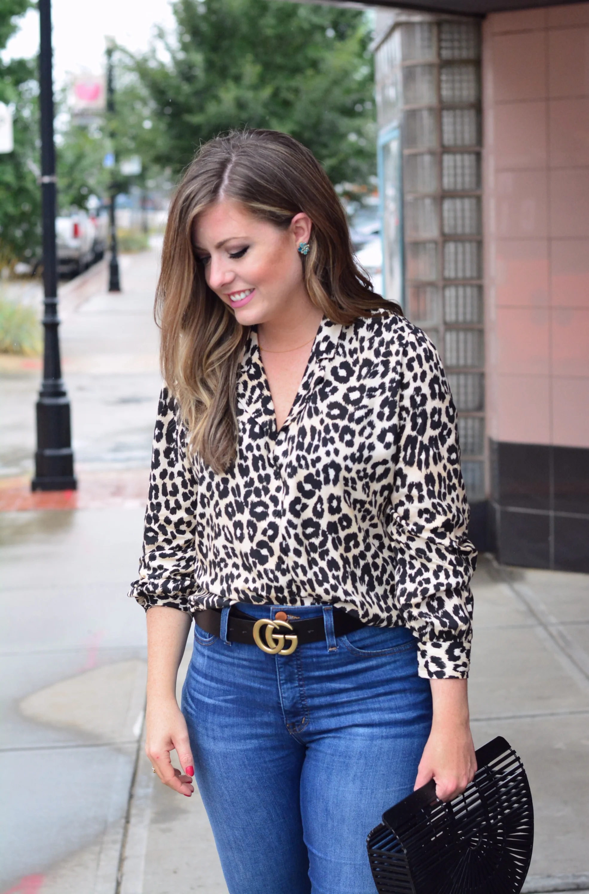 leopard top outfit