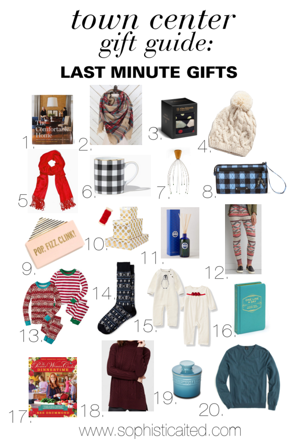 Town Center Gift Guide: Last Minute Gifts under $50