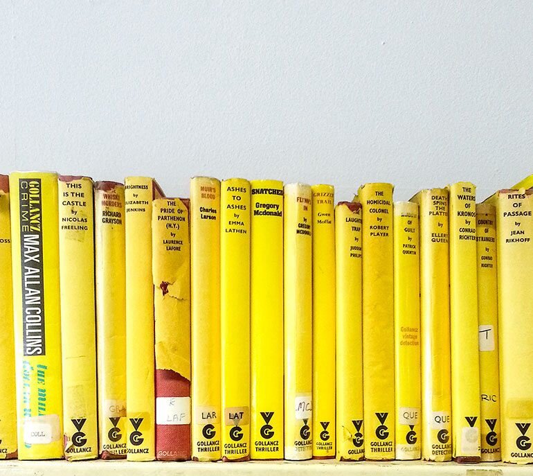Gollancz yellow book jackets