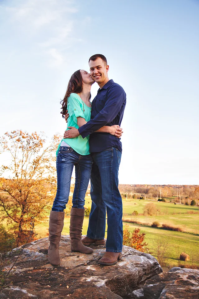 creative artistic outdoor engagement photographer photos springfield mo 