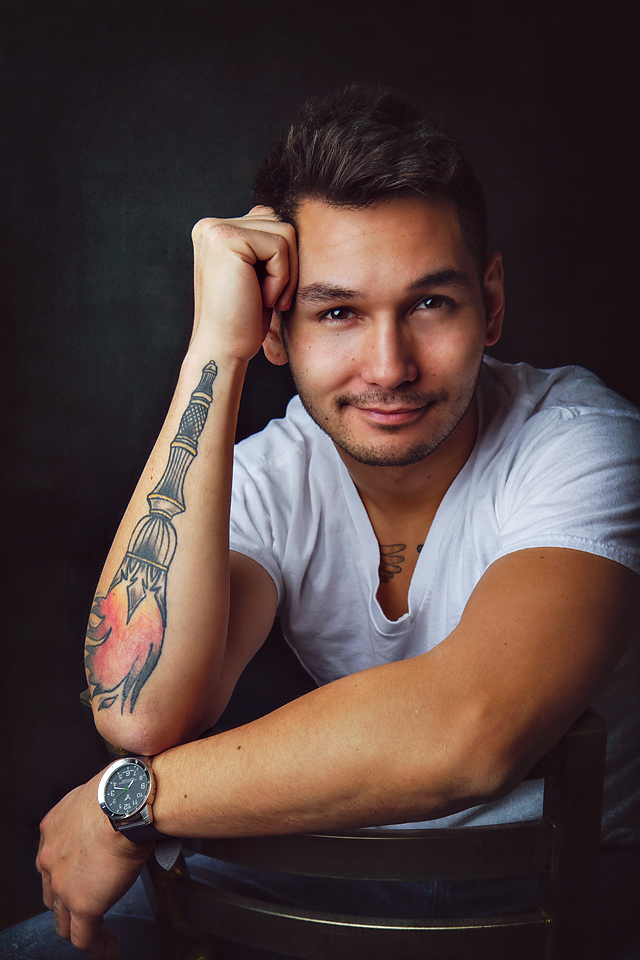 head shots musician artist advertising creative indoor studio portraits