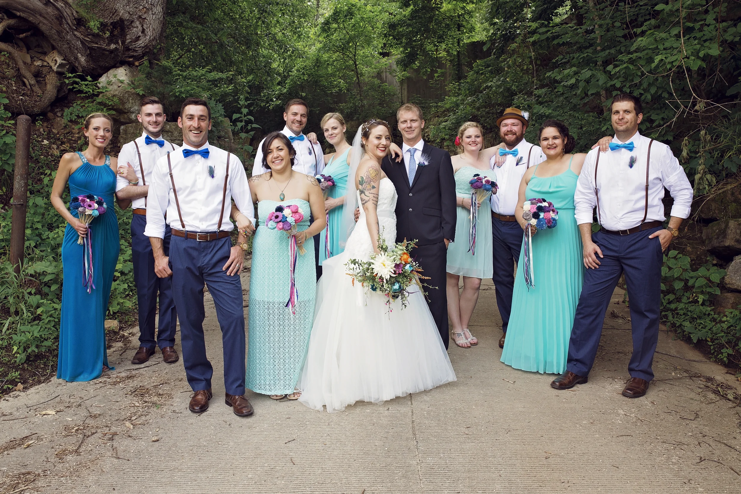 fun wedding photographer springfield mo