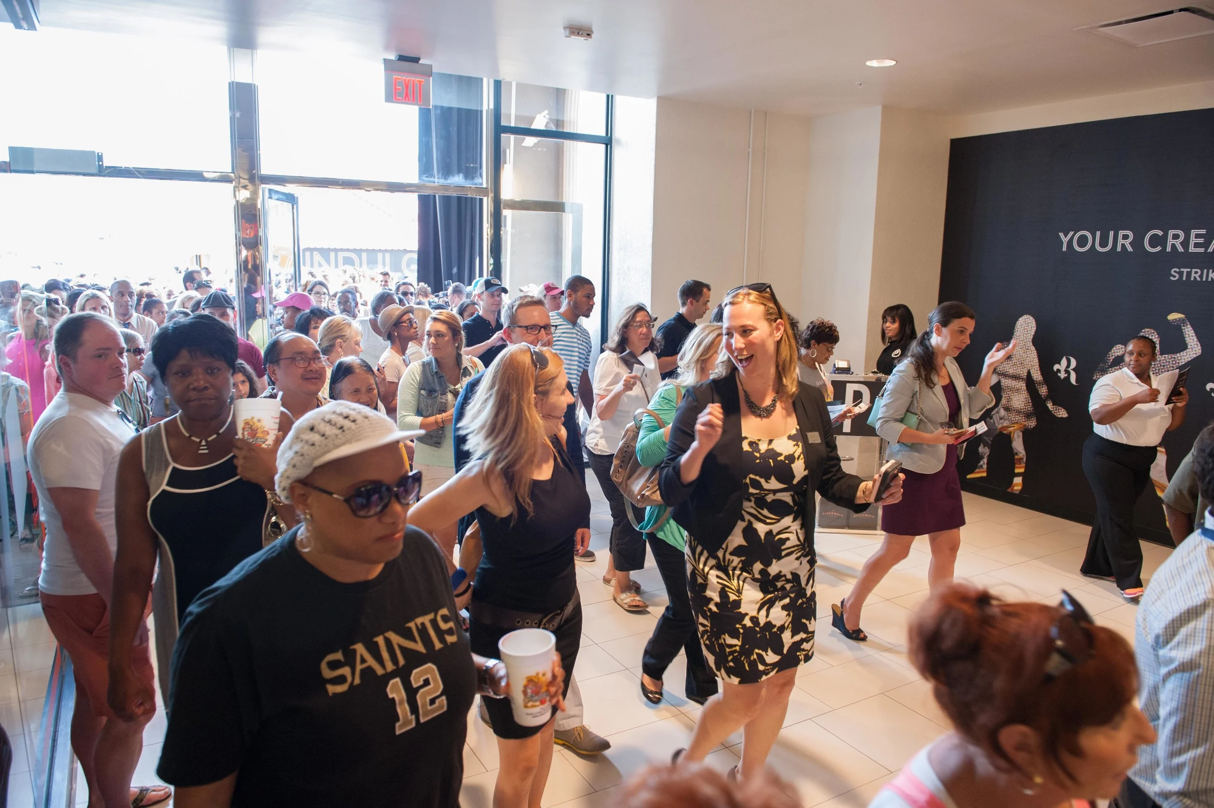 NEW ORLEANS, LA - May 22, 2014: Opening Day at the Outlet Collection at Riverwalk (photo by Adrienne Battistella, 2014)