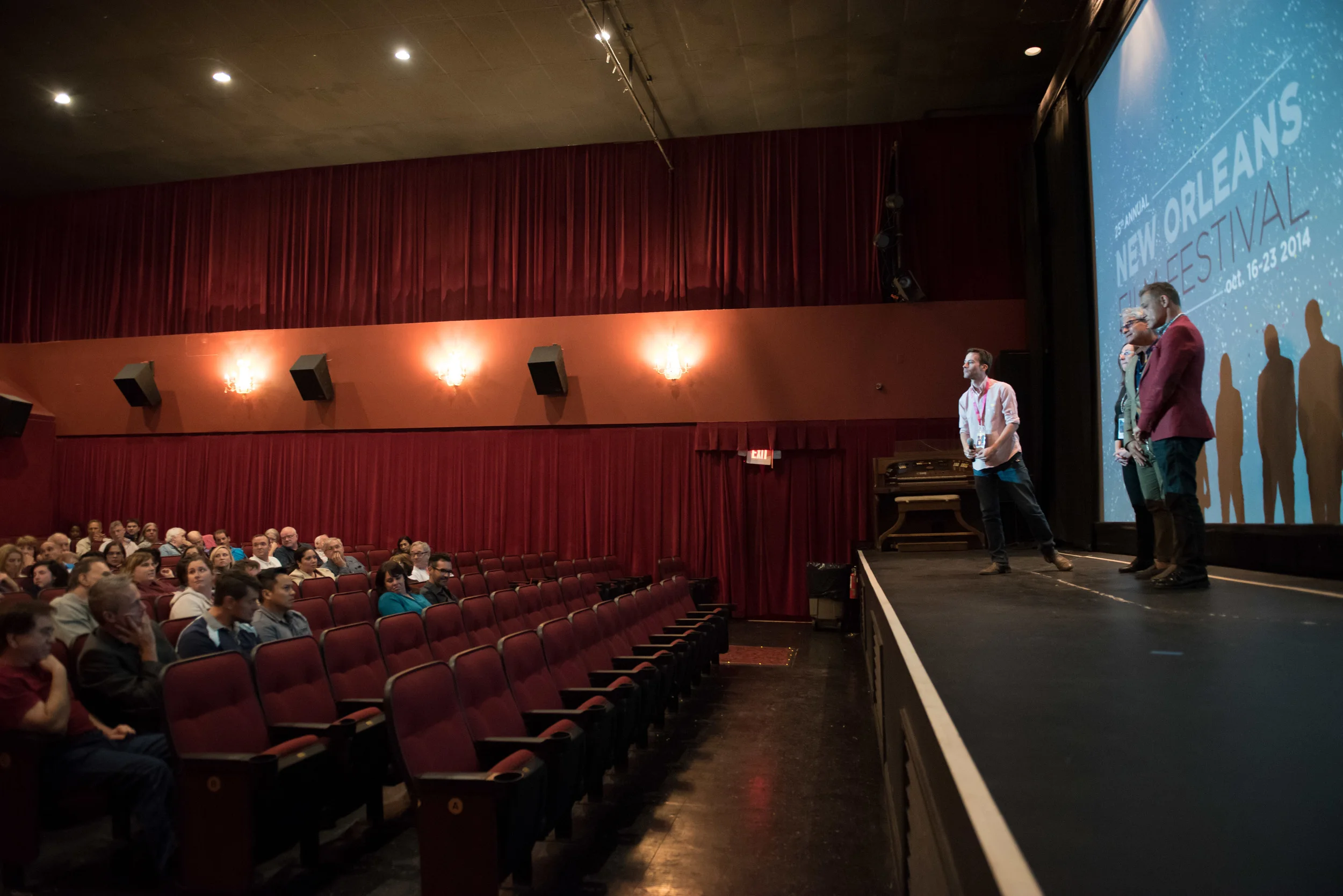 NEW ORLEANS, LA - October 24, 2014: New Orleans Film Society Film presents the premiere of Back on Board during the 2014 New Orleans Film Fest at the Prytania Theater in New Orleans, Louisiana (photo by Adrienne Battistella, 2014)