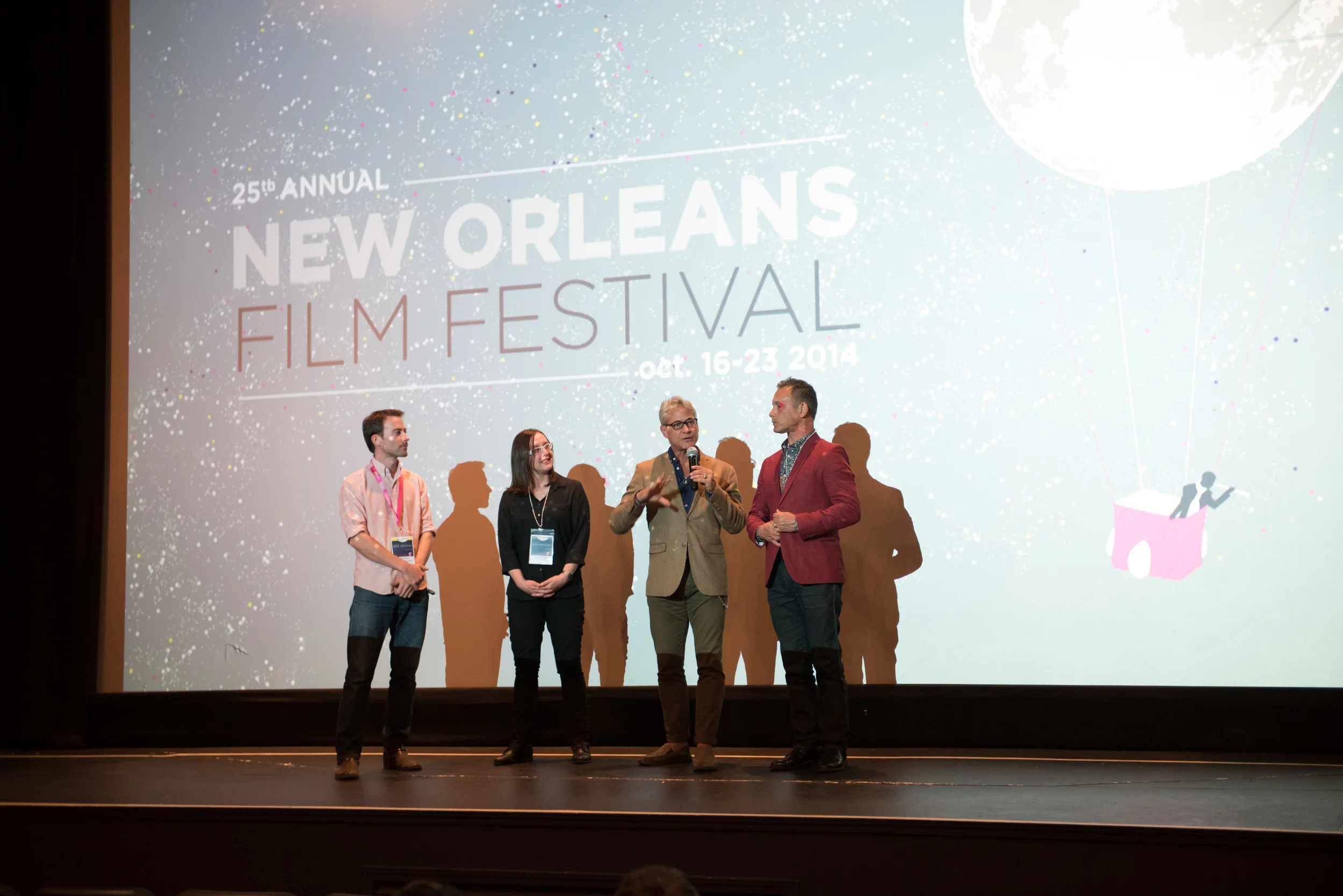 NEW ORLEANS, LA - October 24, 2014: New Orleans Film Society Film presents the premiere of Back on Board during the 2014 New Orleans Film Fest at the Prytania Theater in New Orleans, Louisiana (photo by Adrienne Battistella, 2014)