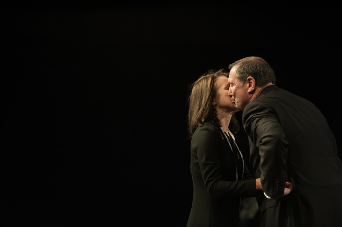 A Kiss before going onstage