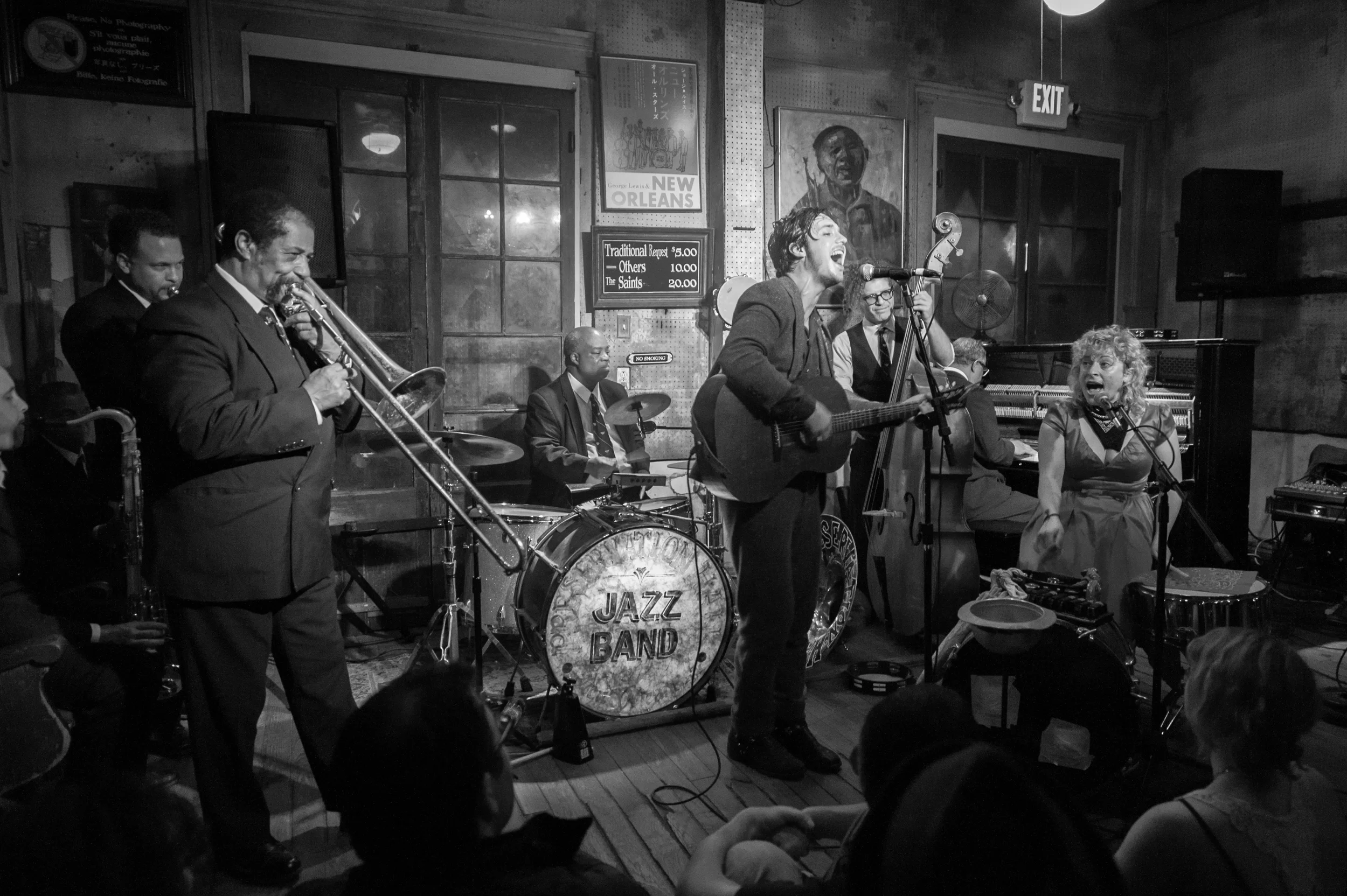 NEW ORLEANS, LA - November 2, 2013: Shovels and Rope Perform at Preservation Hall during the Voodoo Music Experience in New Orleans, Louisiana. (photo by Adrienne Battistella, 2013)