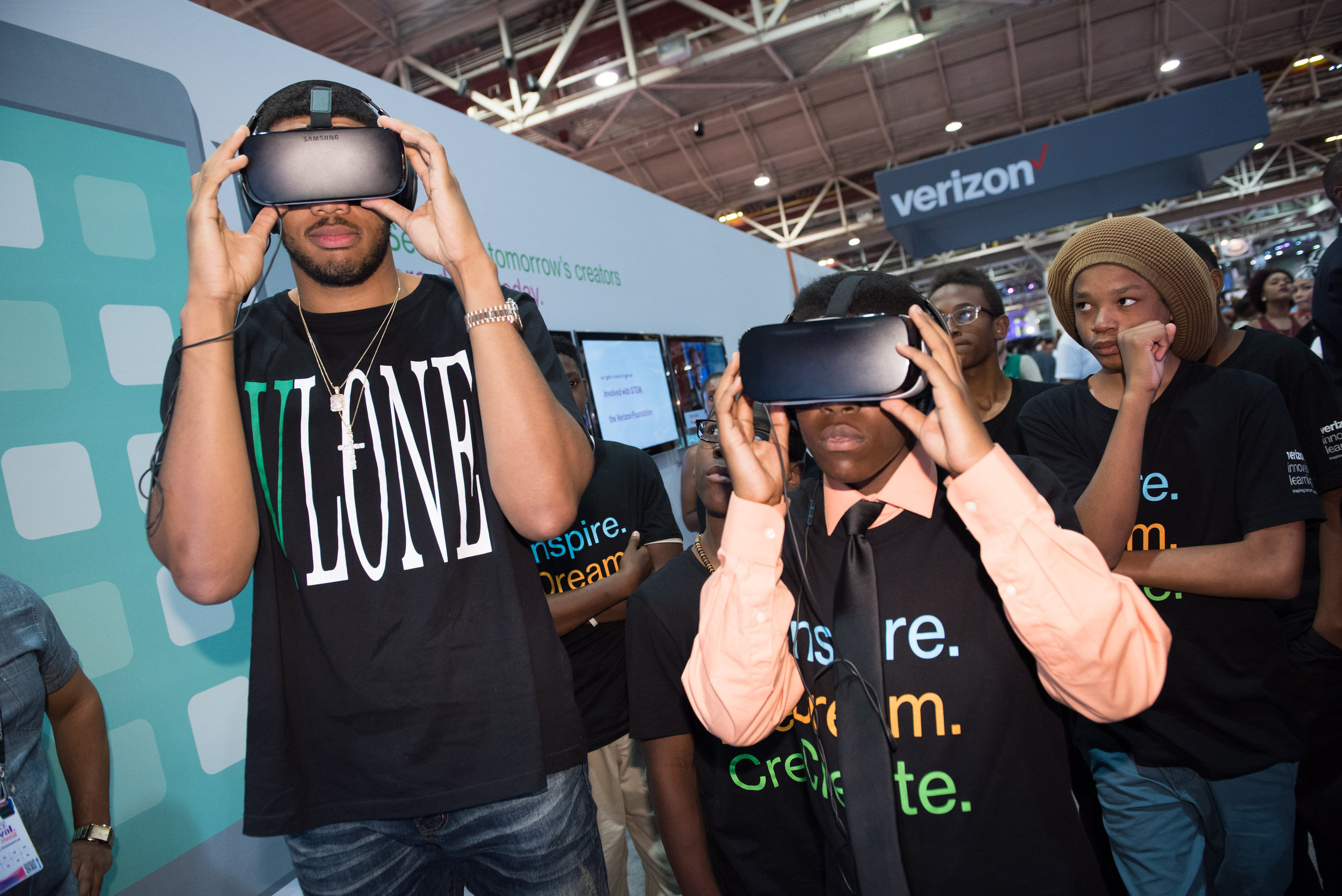 Verizon Booth during Essence Fest 2016