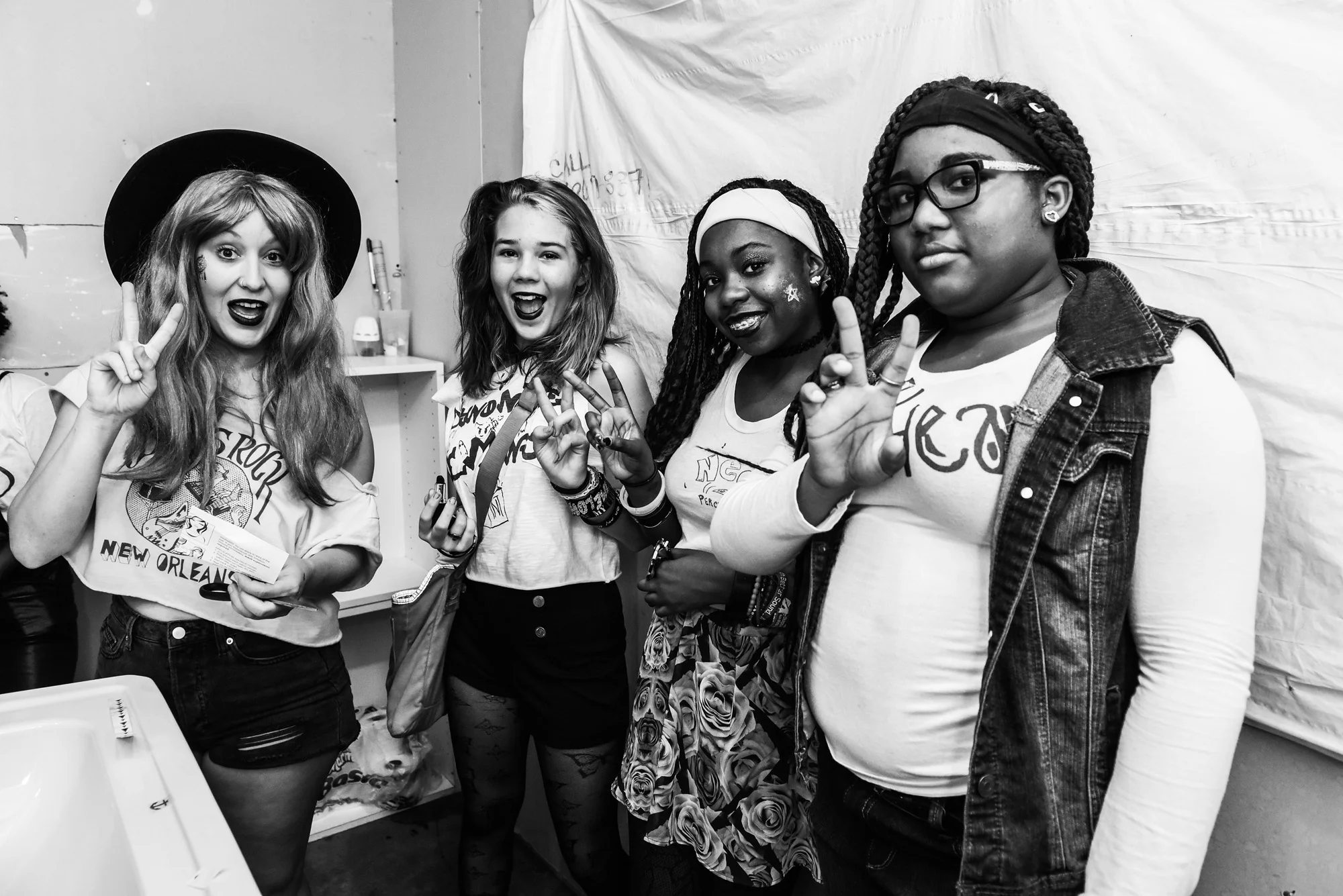 NEW ORLEANS, LA - June 18, 2015: Girls Rock! Camp in New Orleans (photo by Adrienne Battistella, 2015. All Rights Reserved.)