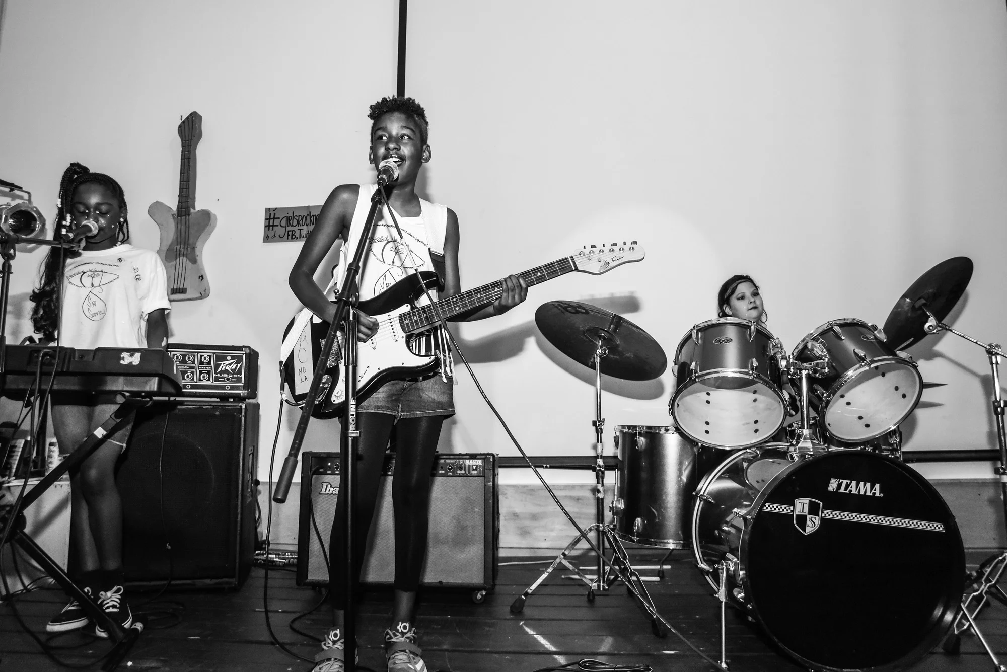 NEW ORLEANS, LA - June 18, 2015: Girls Rock! Camp in New Orleans (photo by Adrienne Battistella, 2015. All Rights Reserved.)