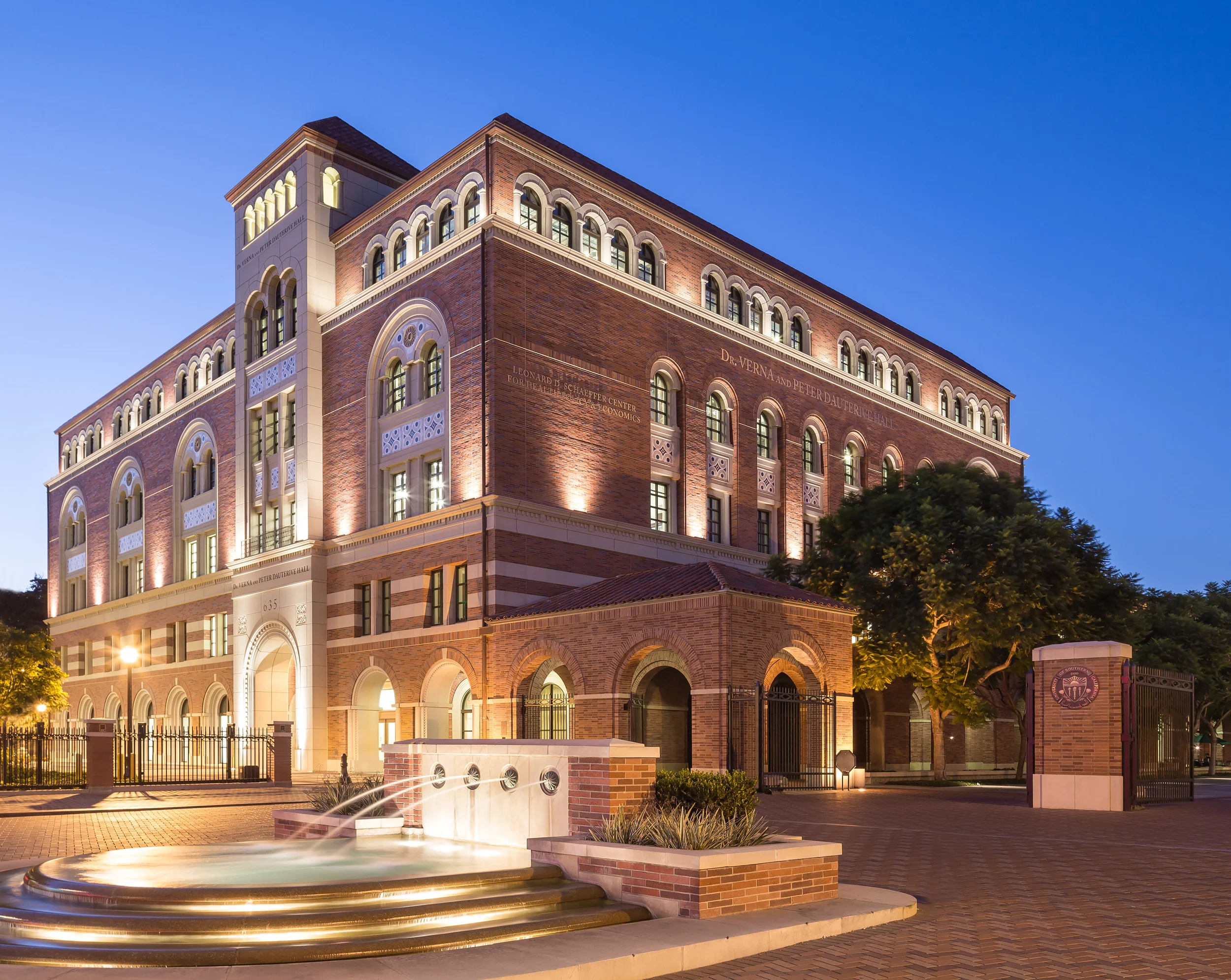 Exterior Dusk & Fountain 1.JPG