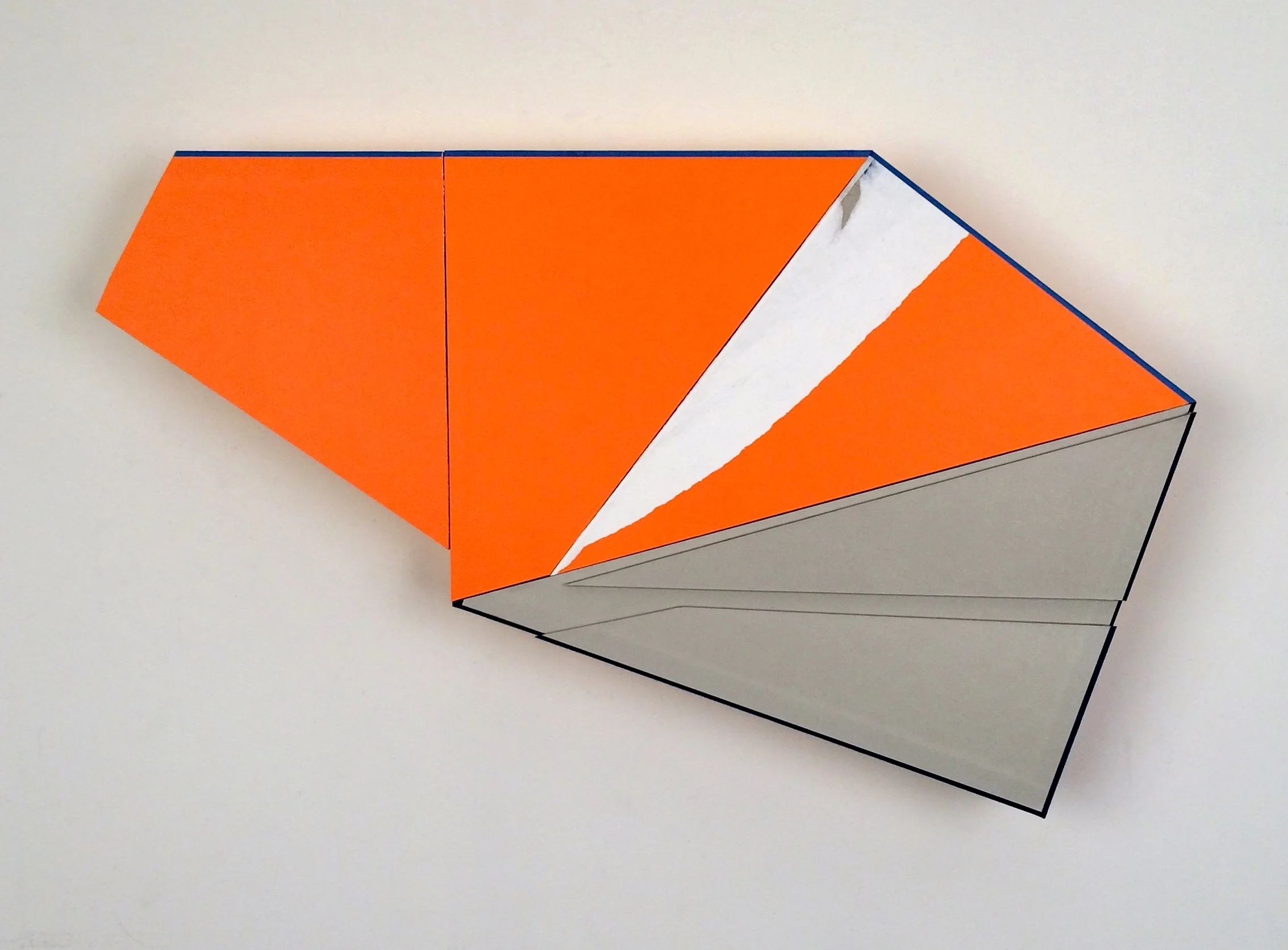    Everything's put away  , 2017  Cut book covers, posterboard, foamcore  15 x 24.75 x 3 inches       