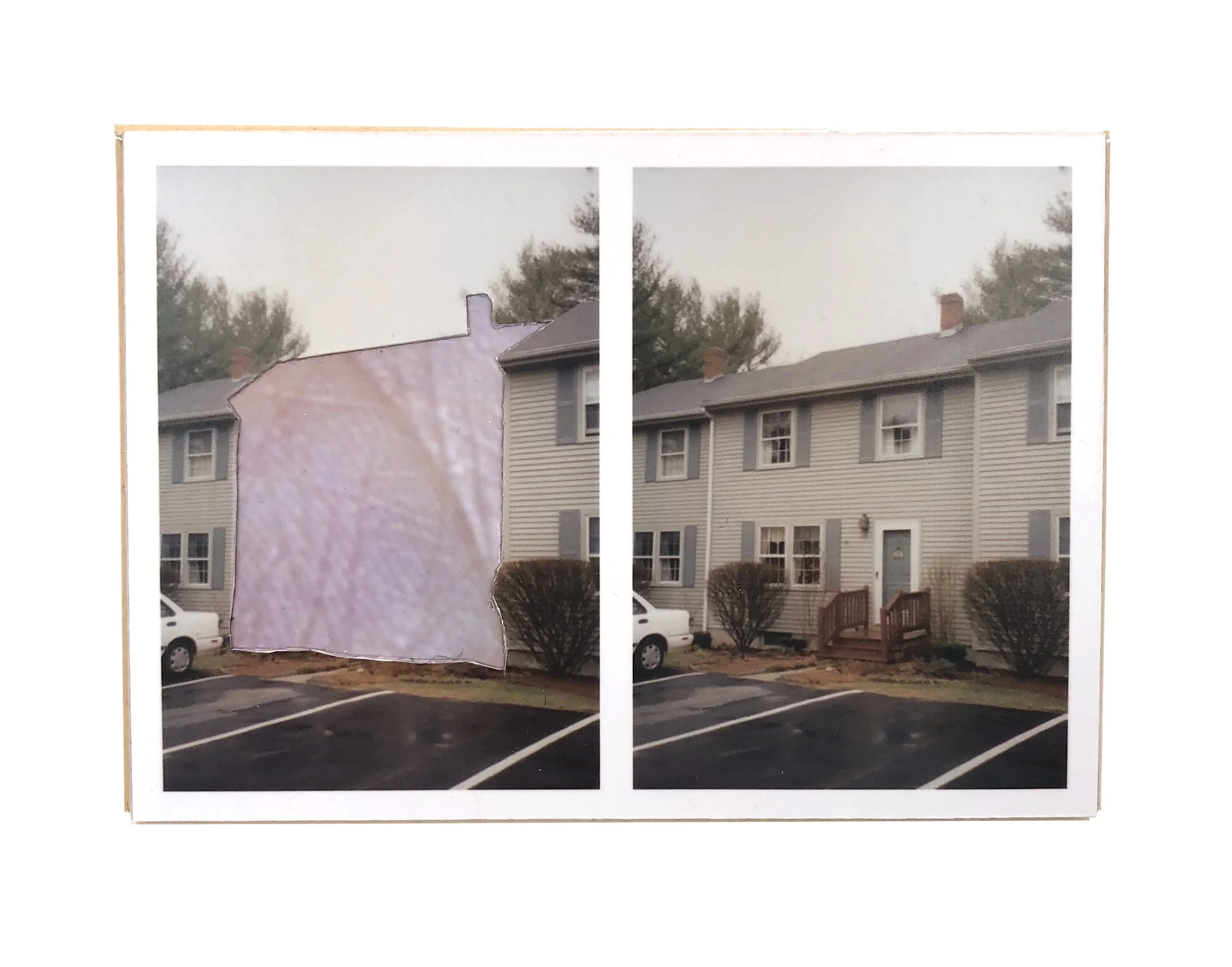    Split, Somersworth   ,  2015  hand-cut photo-collage (mounted on matte board, foamcore)  2 ¾ L x 3 ¾ W x ¾ D inches       