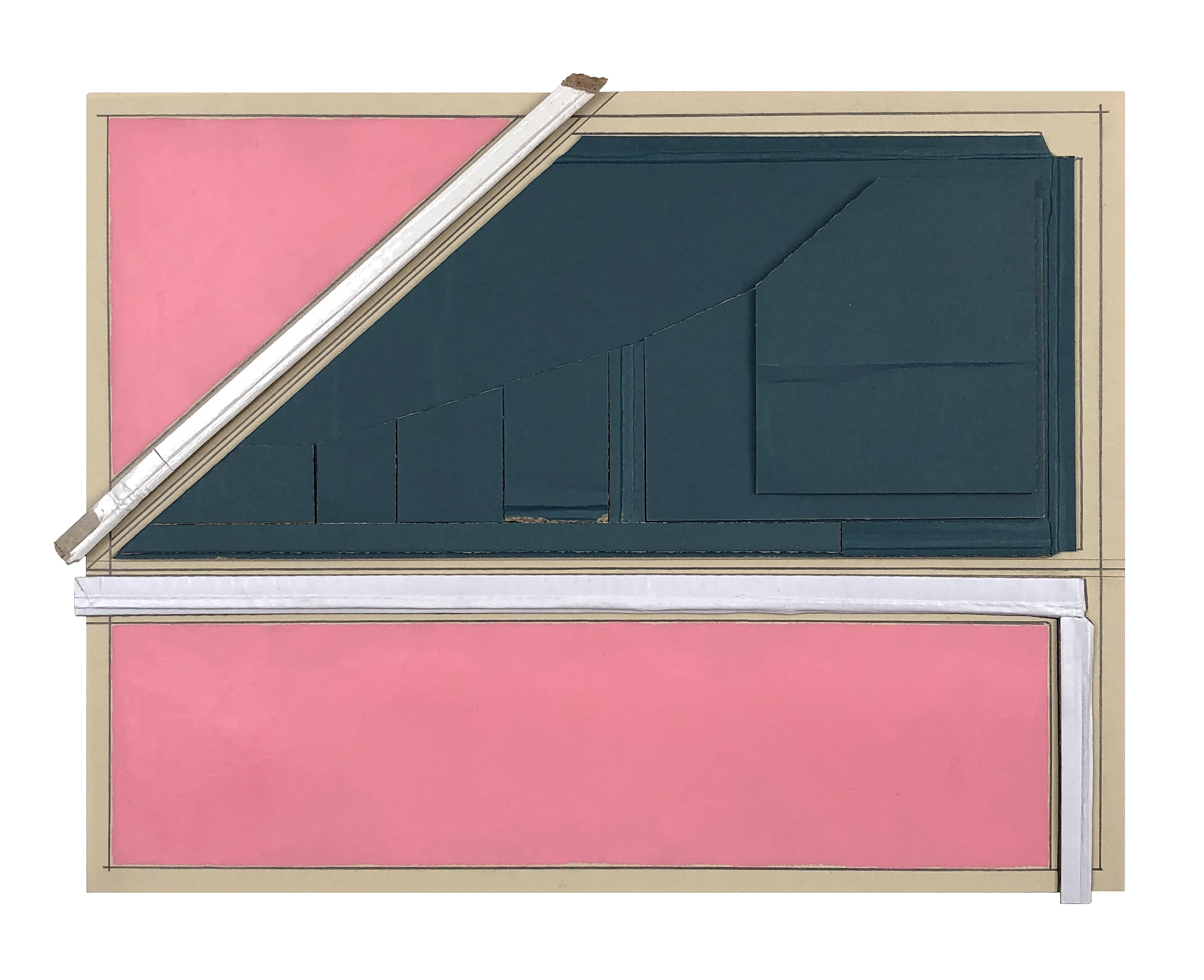    Spec 3  , 2019  Collage, acrylic, pencil on paper  8.75 x 11.25 inches       