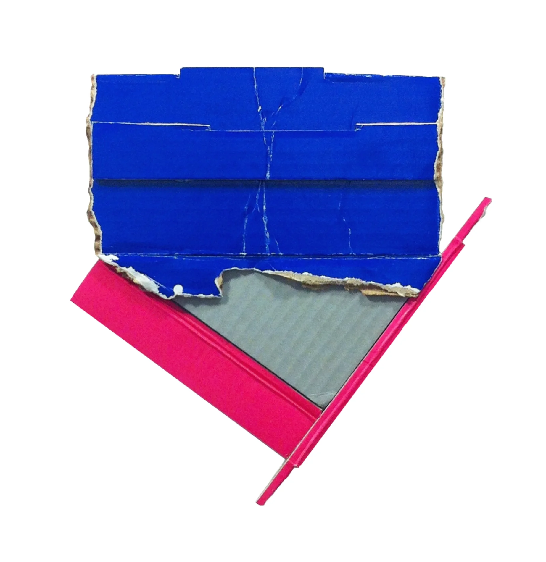 Stillpoint , 2015 found (unpainted) cardboard, foamcore 9.25 x 8.75 x 1 inches Private Collection