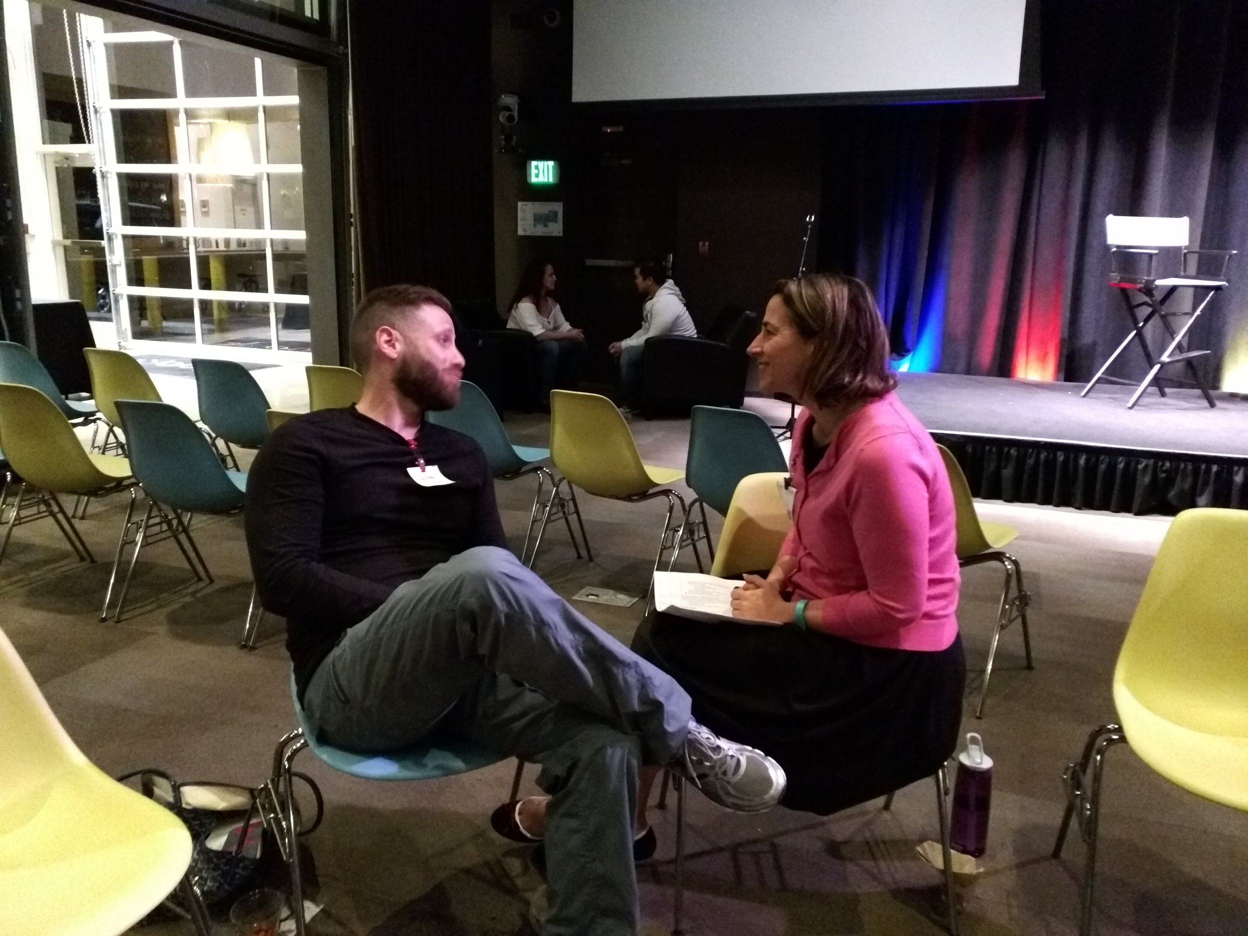 Working with a Hollywood insider at Google H.Q. earlier this year on his New Year's Evolutions. 