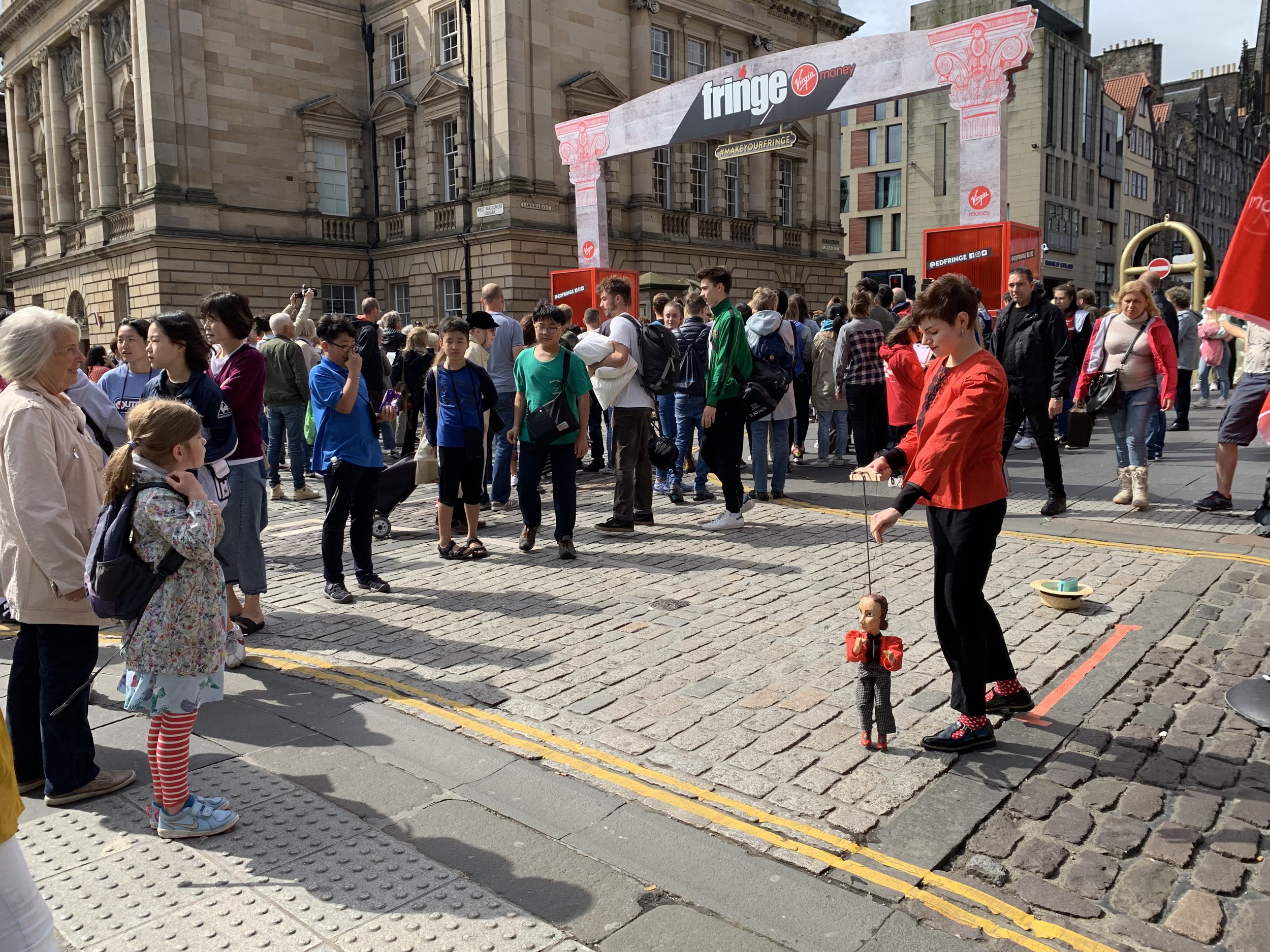 Busking at the Fringe