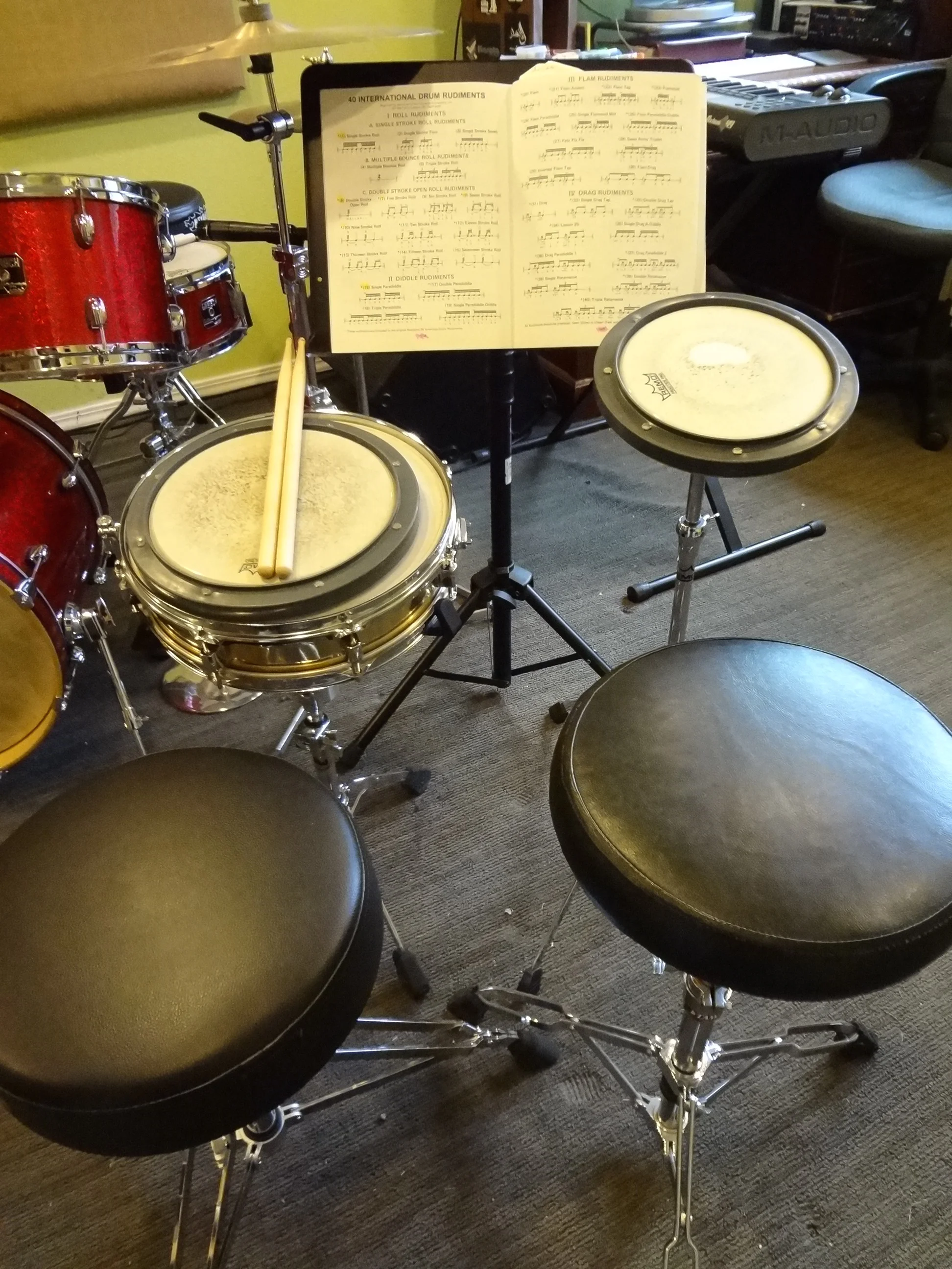 practice pad station