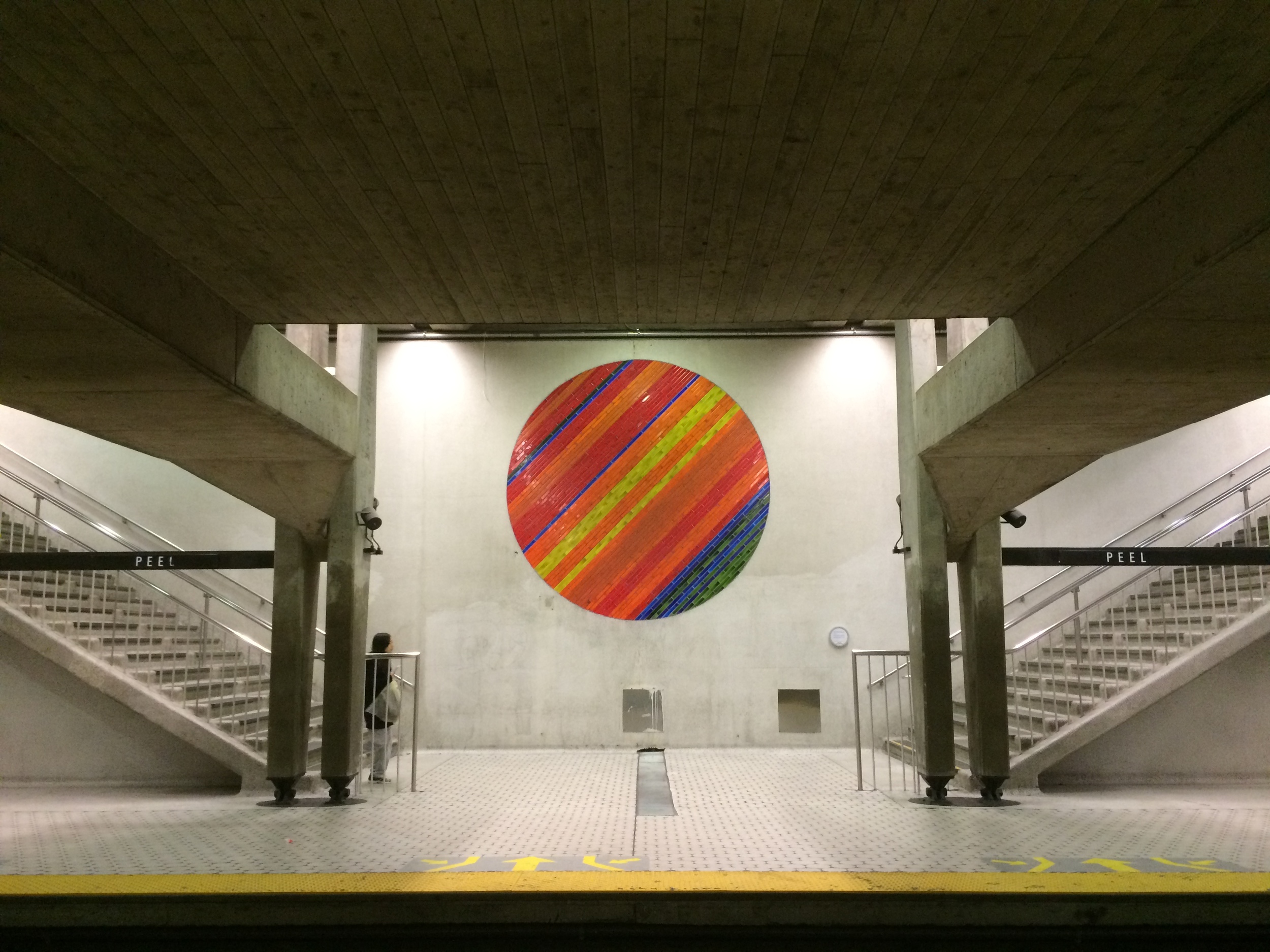  I don't know which station this is. I love how each metro stop has its own theme. #Art 