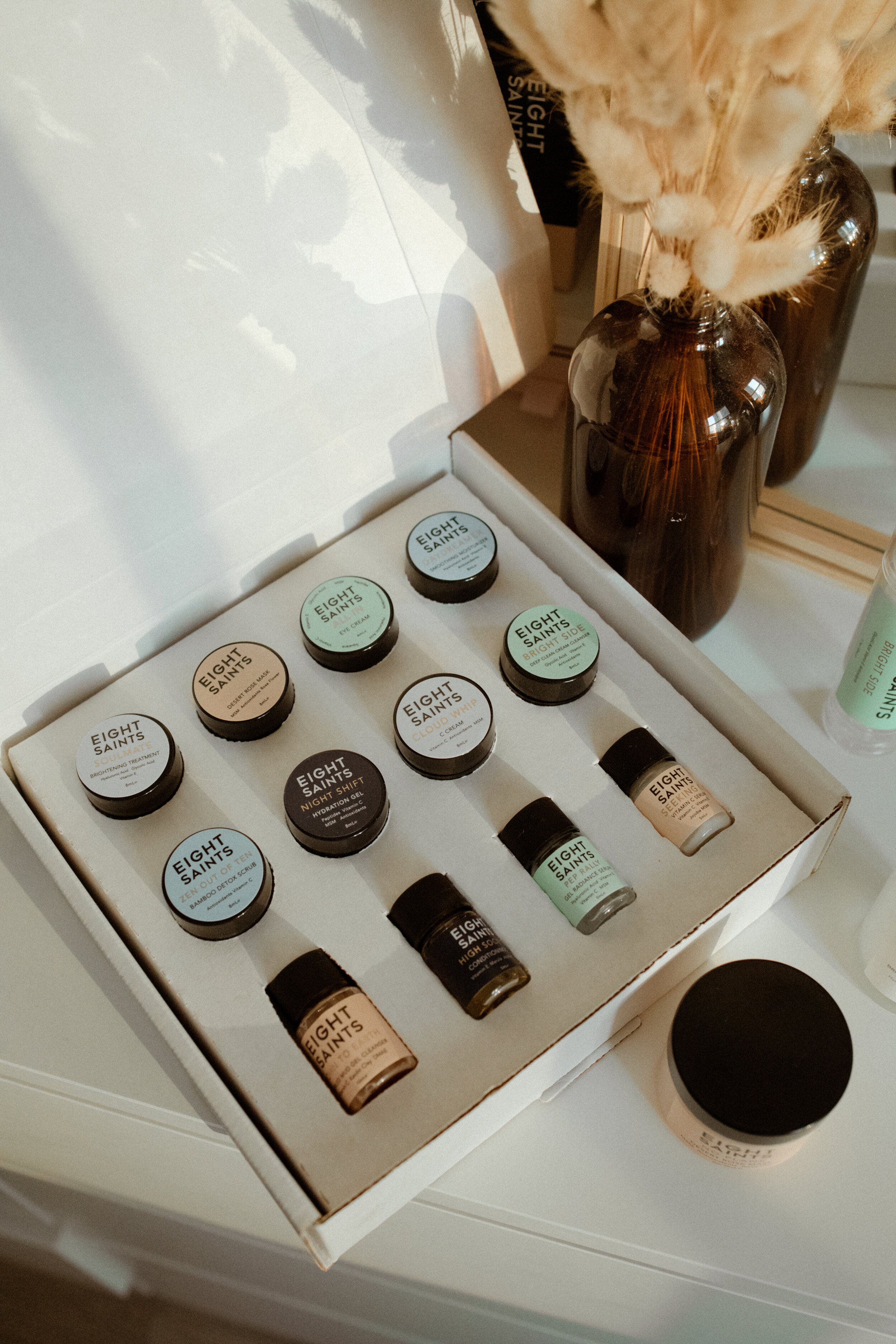 eight saints skincare routine