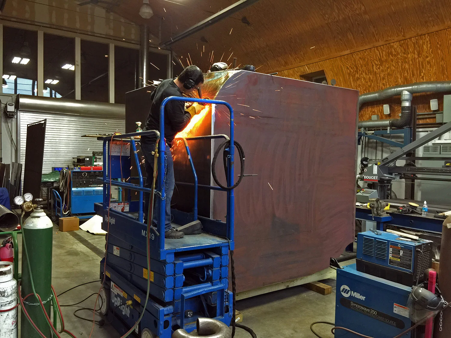 Alembic Cube in Fabrication at Jonathan Prince Studio