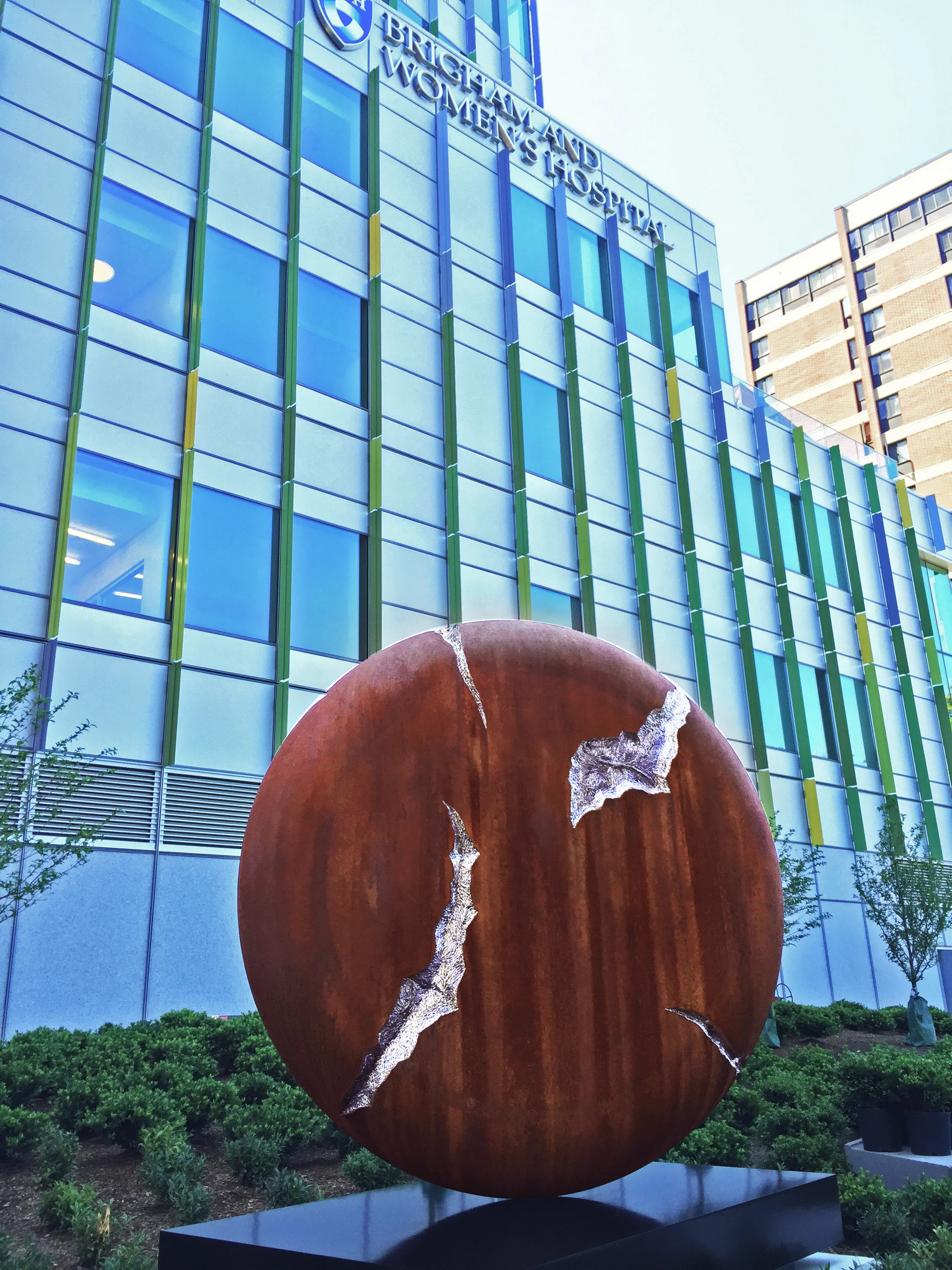 Disc Fragment installed at Brigham and Women's Hospital, Boston