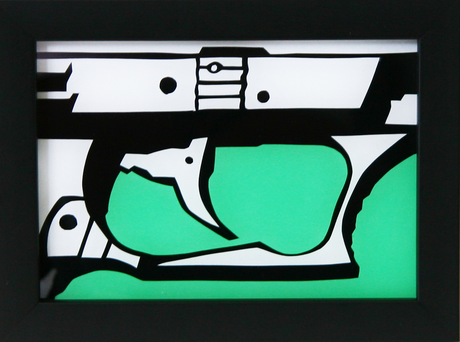 painting on Plexiglas 5" x 7" sold.