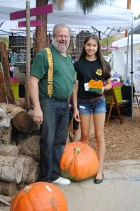 2nd-place was awarded to Iliana for her 68.5 pound pumpkin.