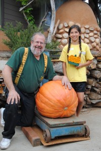 Congratulations, Emi! We don't come by 82-pound pumpkins every day.