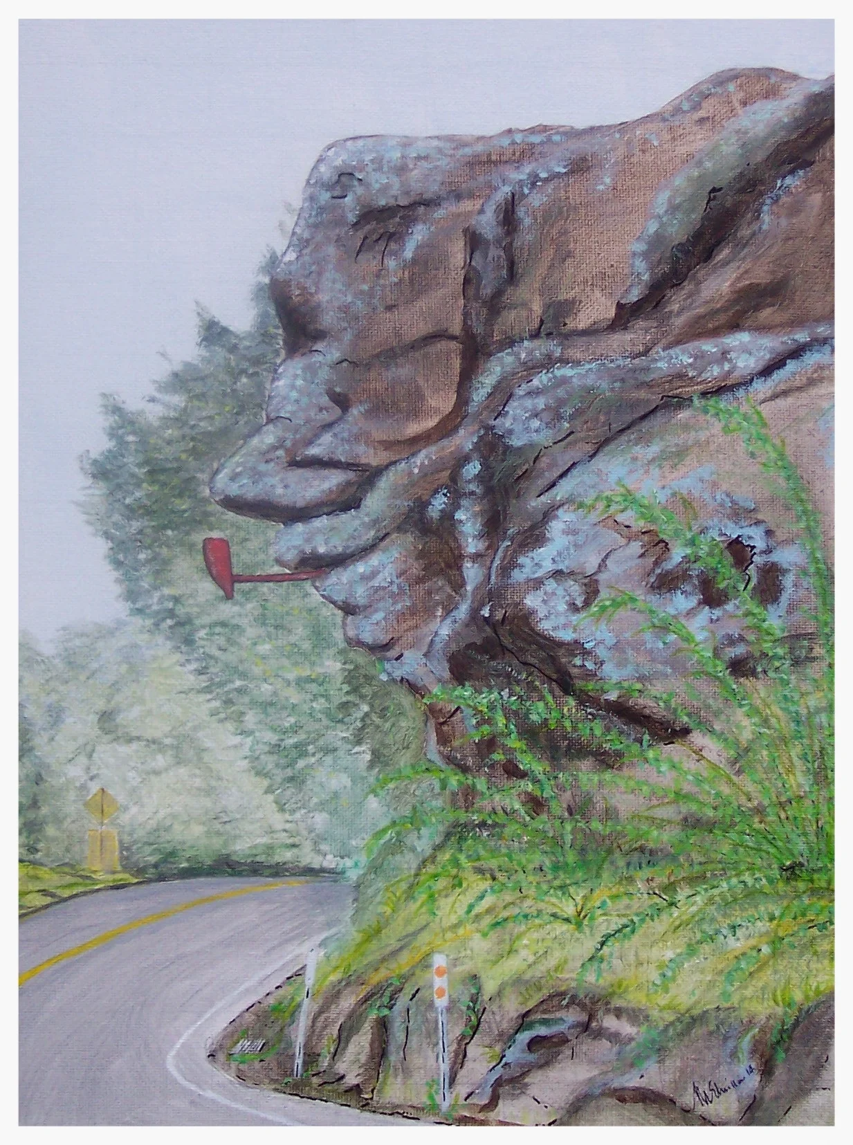 Smoking Man Rock, Napa.