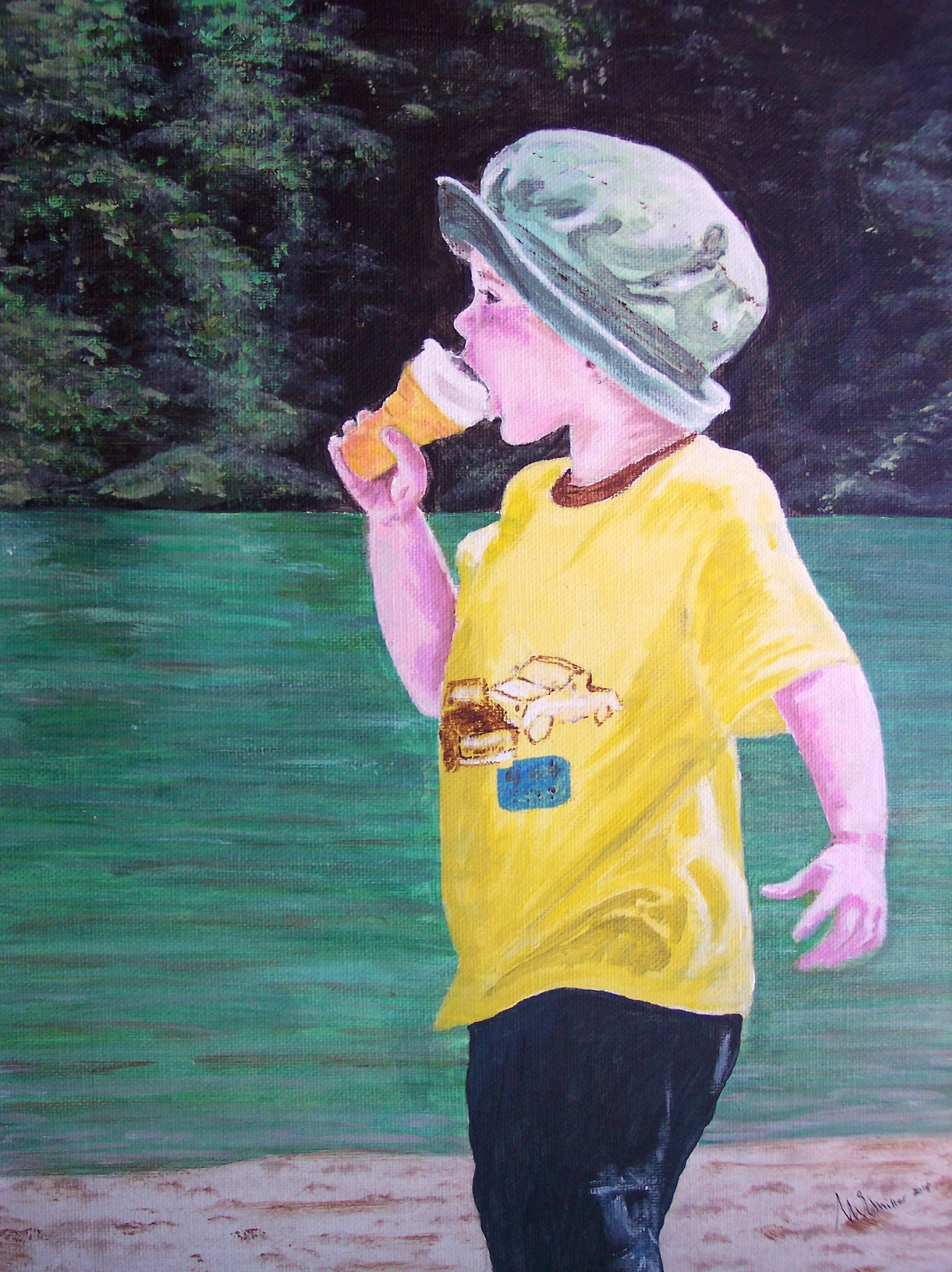 An icecream by the Russian River