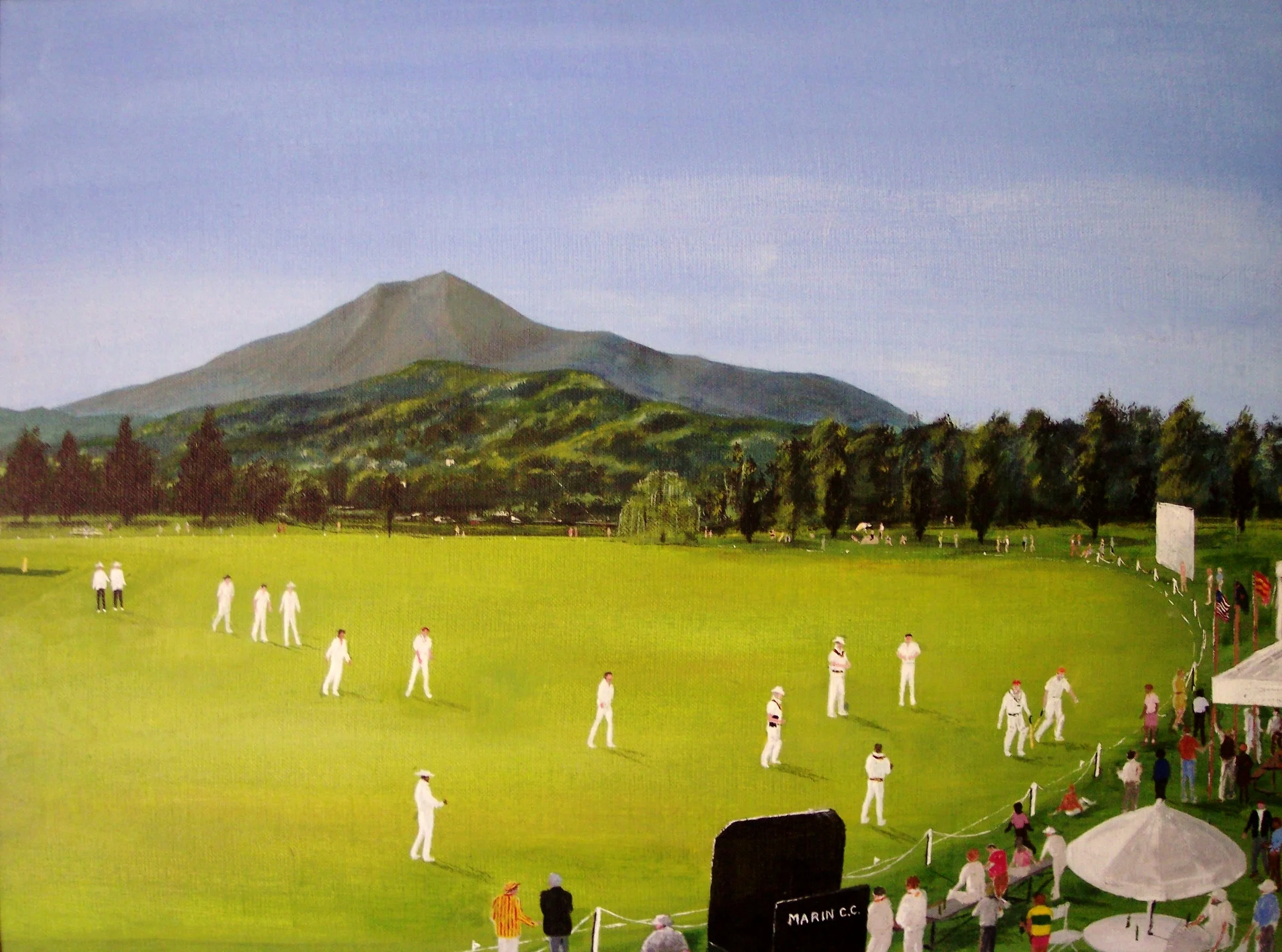 Cricket under Mt Tam