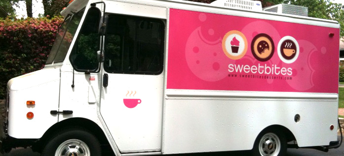 ***Our truck is not making regular weekly stops while we build our Cafe and Bakery. Please stay tuned for further updates on the Sweetbitestruck!