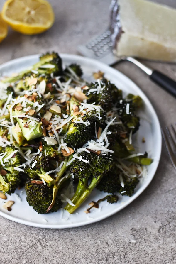 Roasted Broccoli and Pecorino Salad