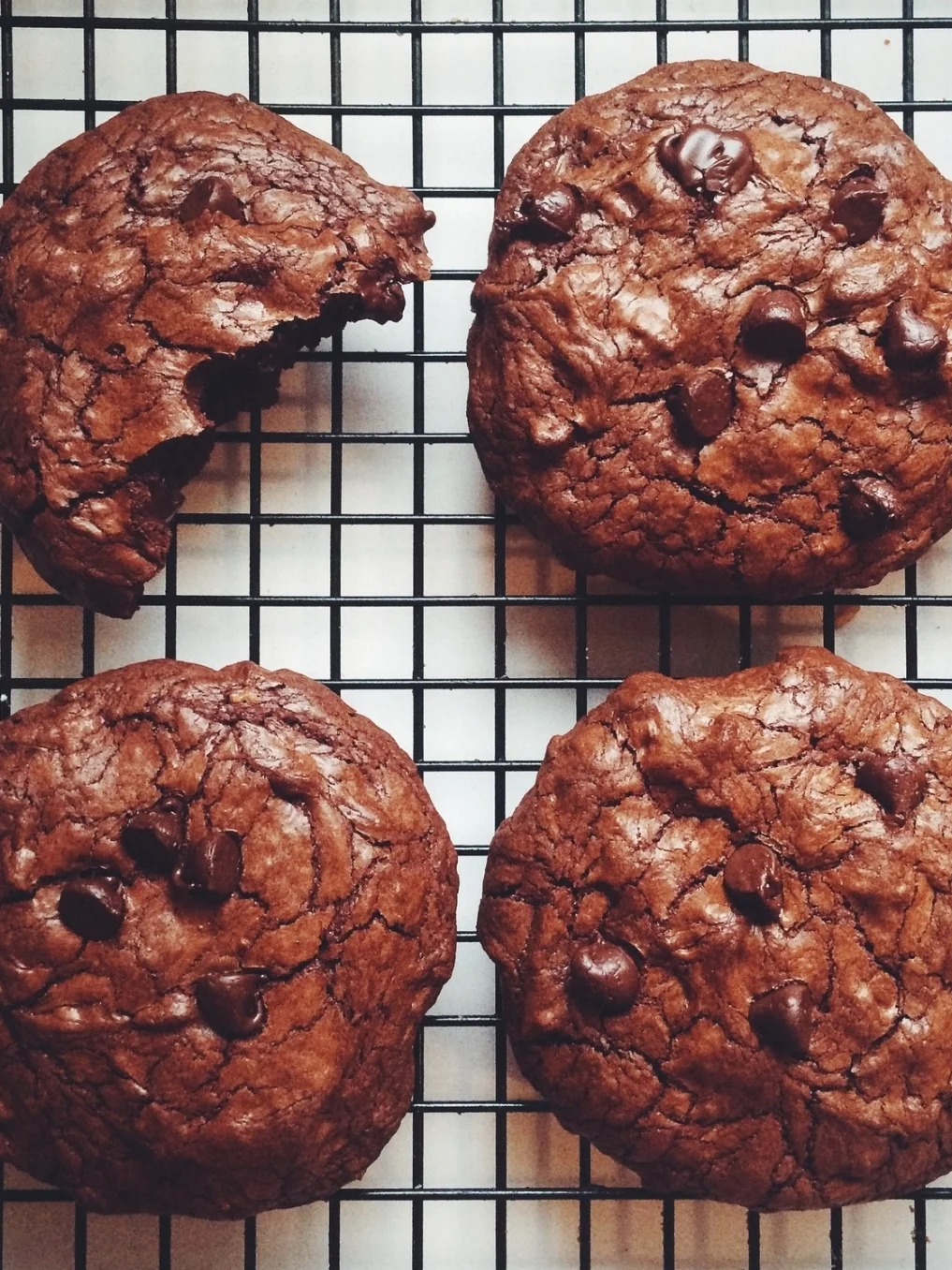 Triple Chocolate Cookies