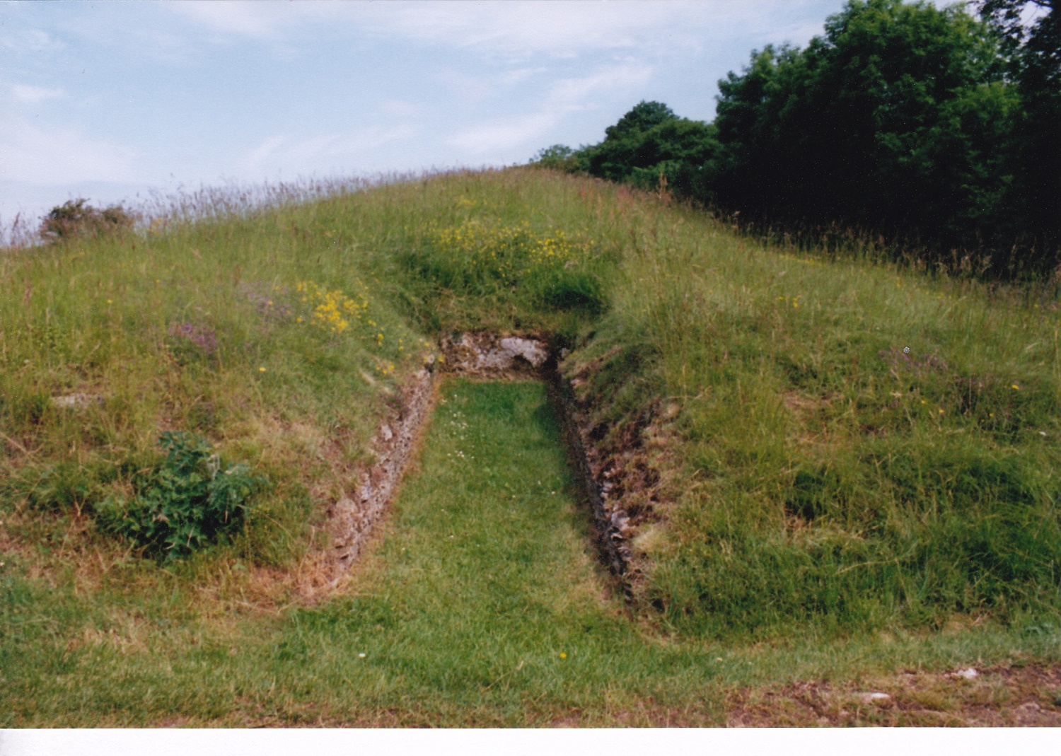 Belas Knap Barrow, Cotswold England