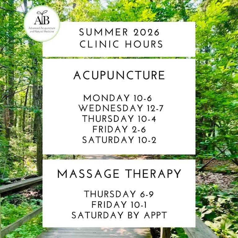 clinic hours Mon 10-6, Wed 12-7, Thur 10-4, Fri 2-6, Sat 10-2