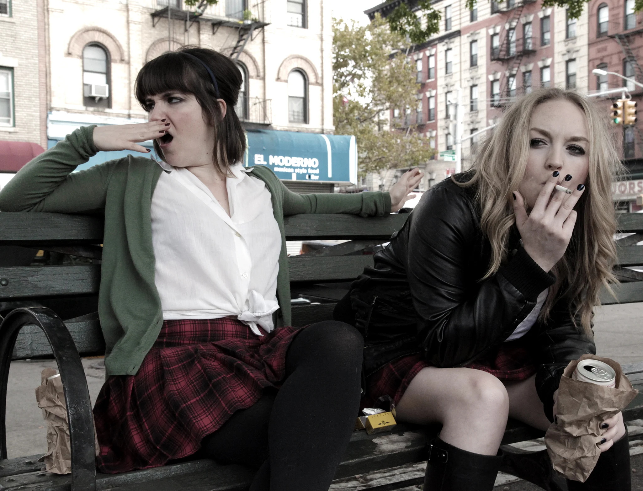 Promotional shot for Sunday School with co-host Kelsey McLaughlin - Brooklyn, NY