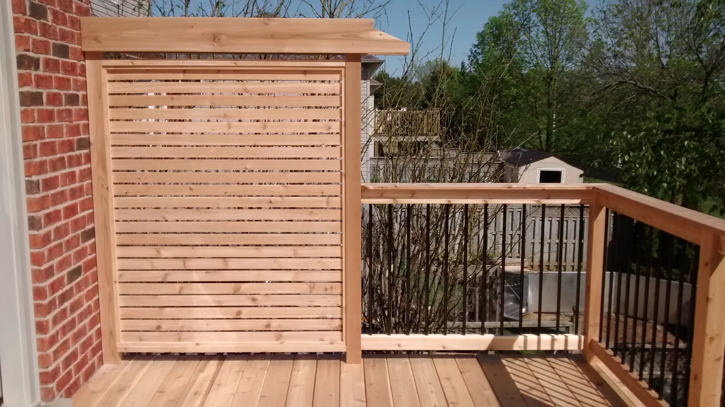 Railing - Privacy Screens — Top Notch Decks