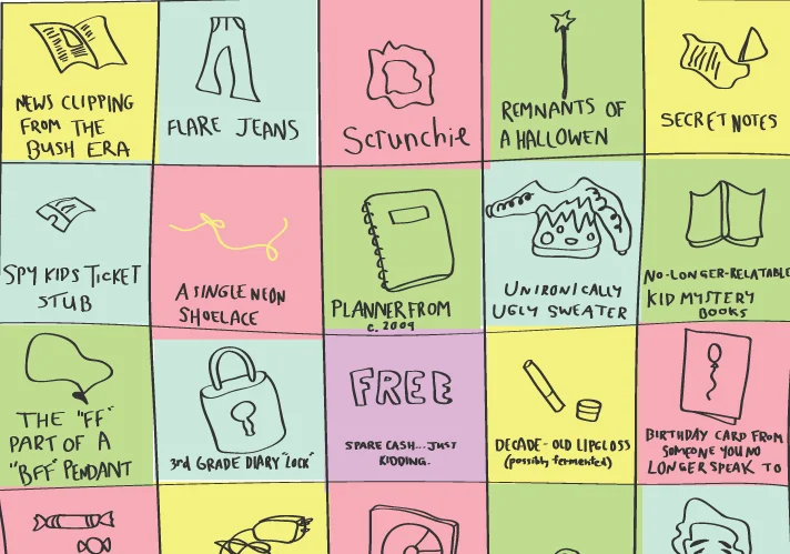 Throwback Bingo: Childhood Bedroom Edition