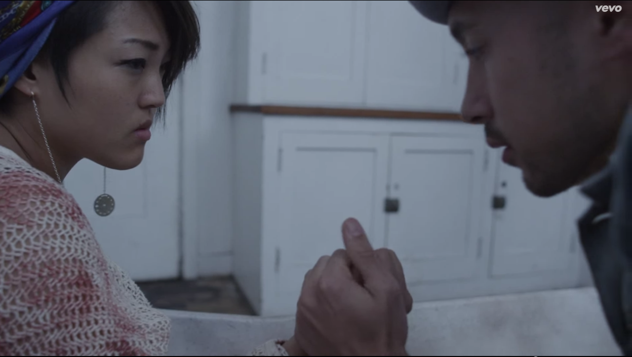 Still frame from Emeli Sande's "My Kind of Love" music video, directed by Sanji Senaka