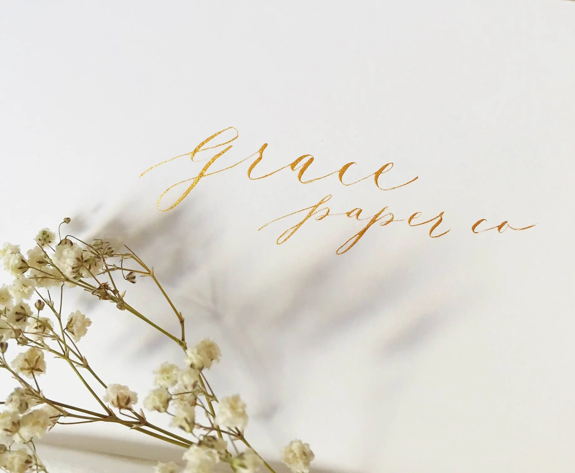 Calligrapher Grace Yoo