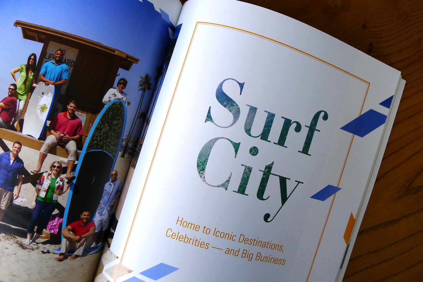 Feature articles allow opportunities to break the template and get creative in a simple but bold way. 