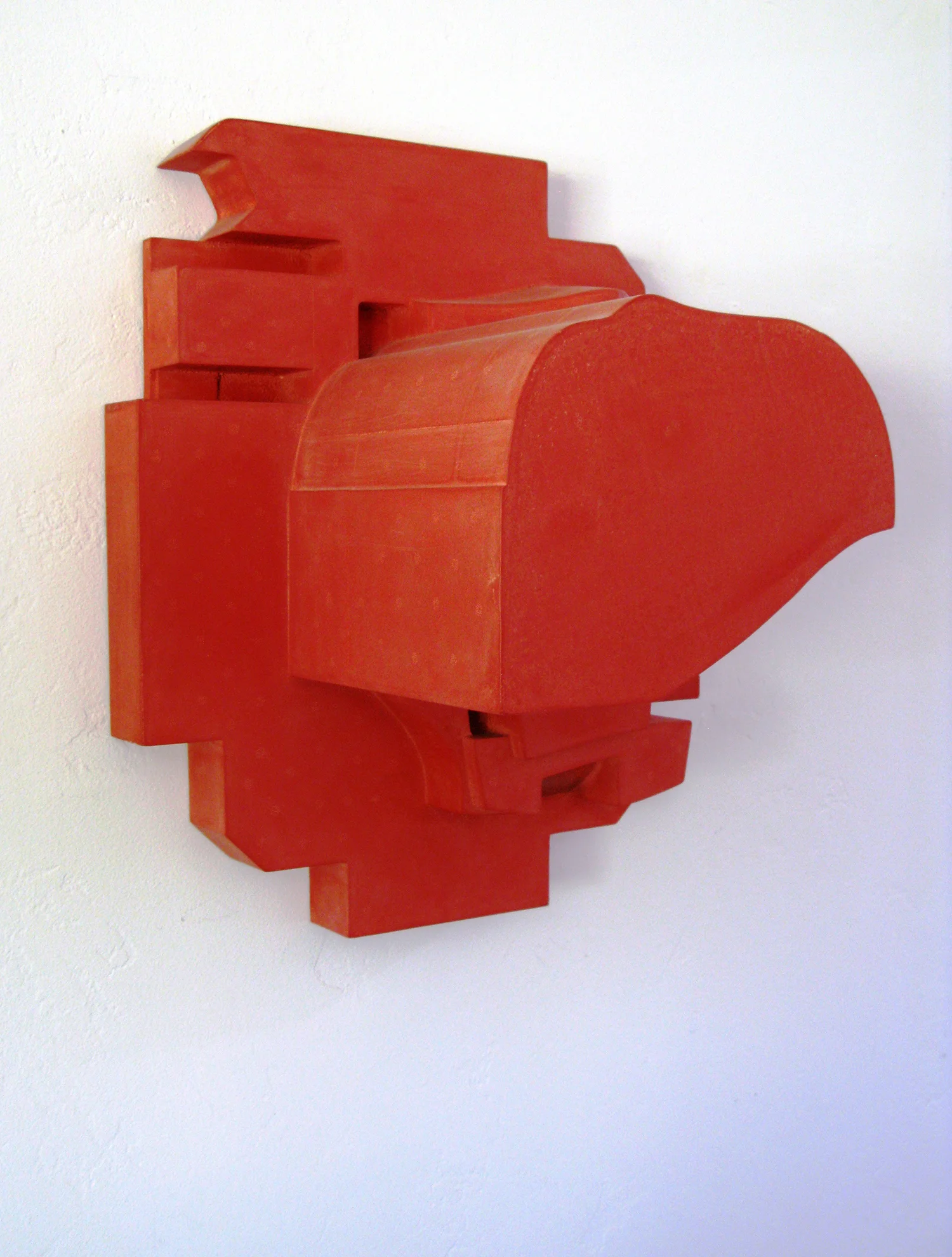 Tom Driscoll -2005_ Red Positive, cast gypsom cement.JPG