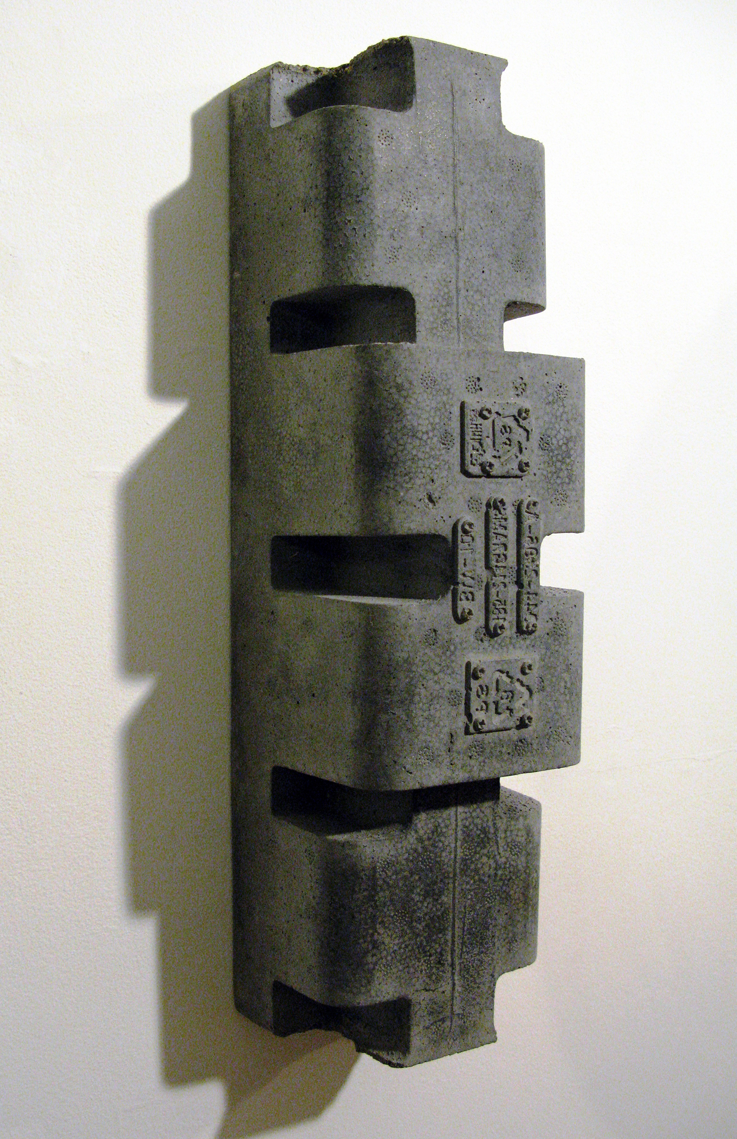 Tom Driscoll_BUILDING 2007_5inx16inx4in_ cast cement.JPG