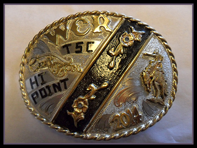  Wiley City Rodeo - Club Member High Point Buckle - 2014 