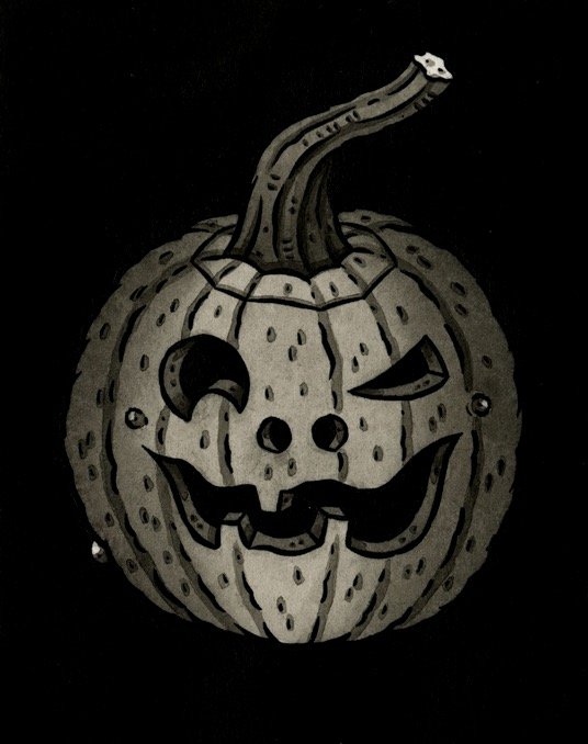 Jack-o-lantern No. 9