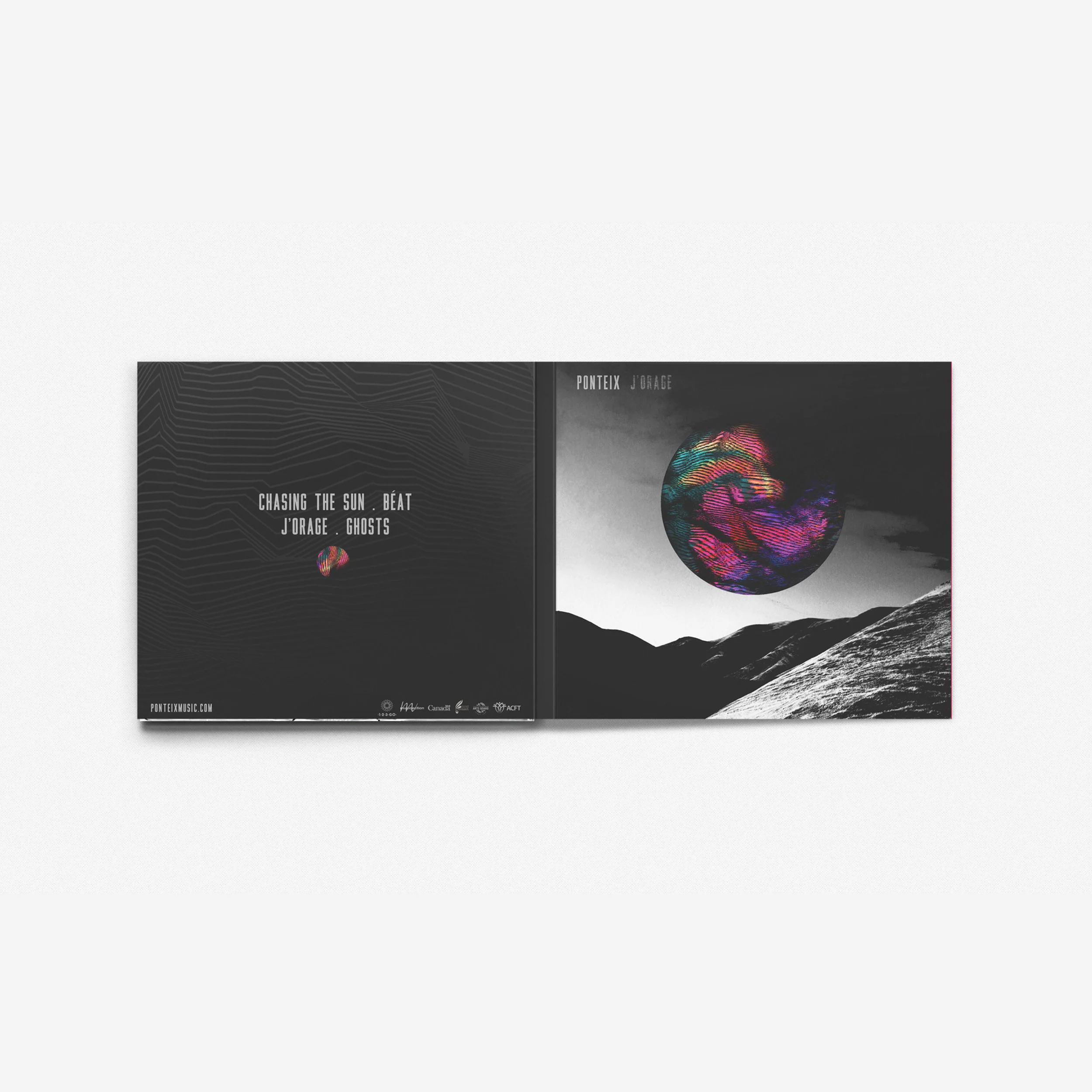 PONTEIX (Saskatoon, SK) - Artwork and packaging design for J’Orage, the first EP by Ponteix